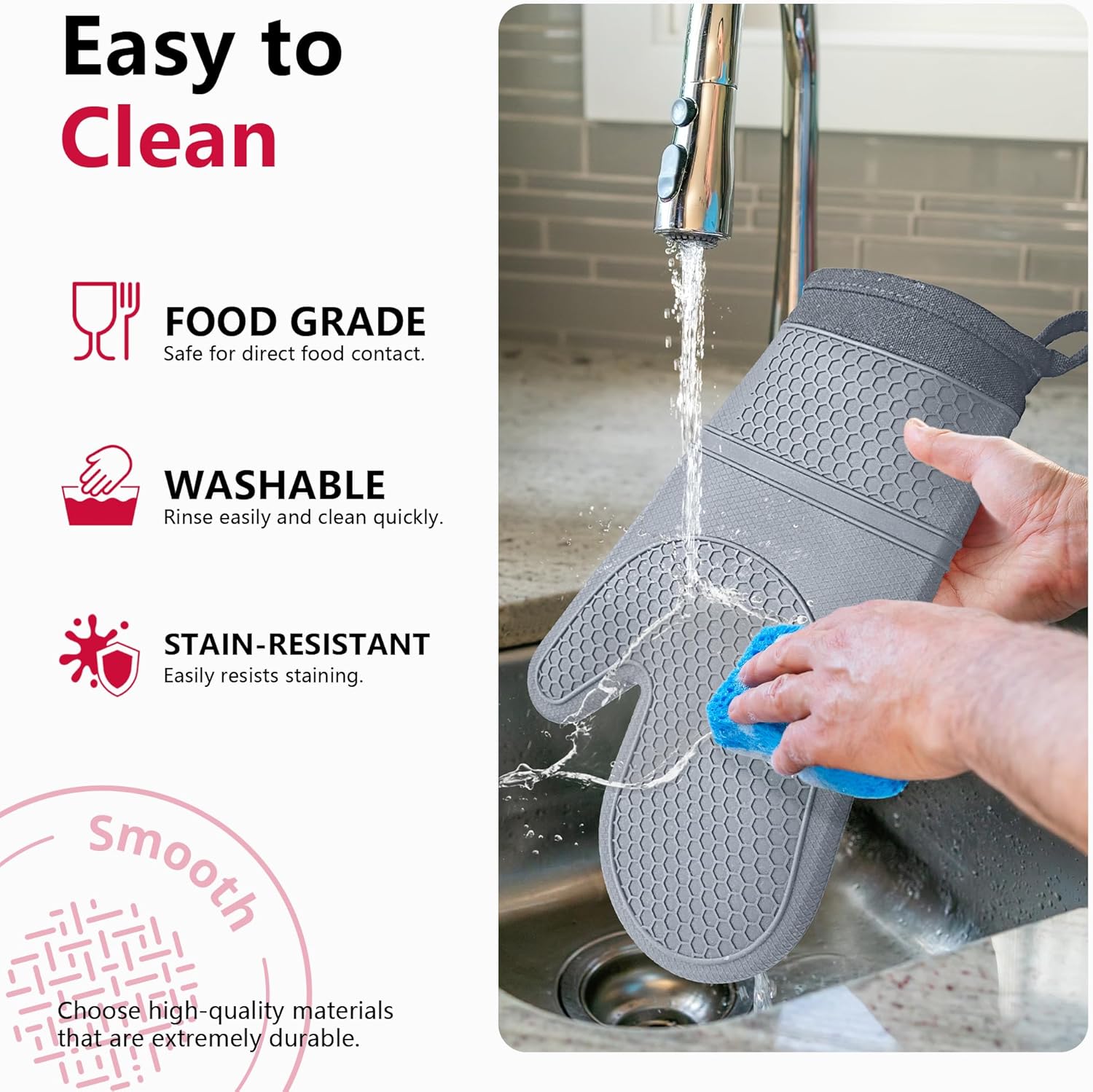 Oven mitts for cooking warmth