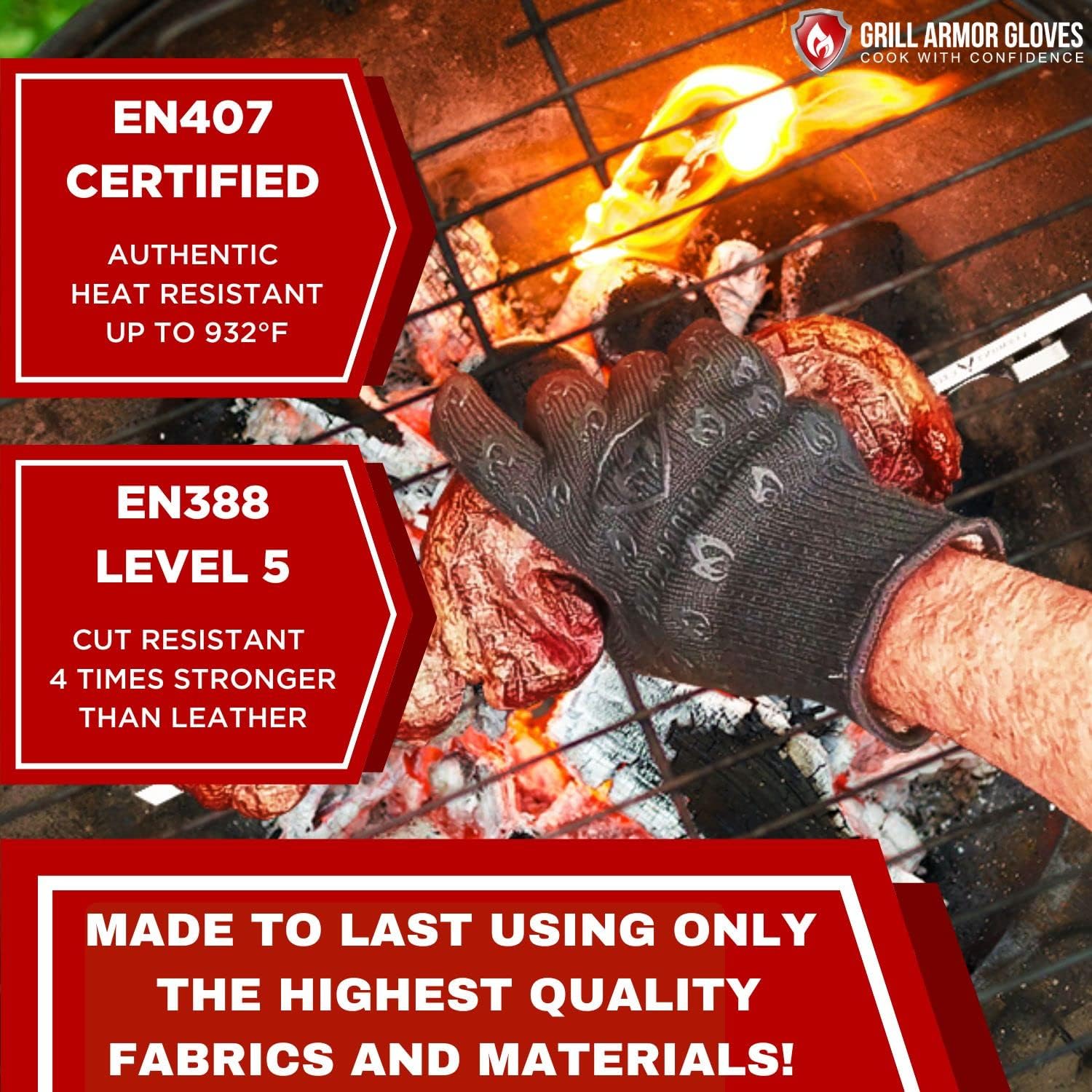 Thermal Oven Gloves for Extreme Heat Resistance