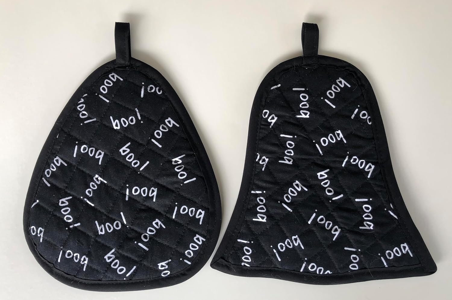 Handmade Halloween Pot Holder - 100 Cotton - One of Each - 2 Hotpads