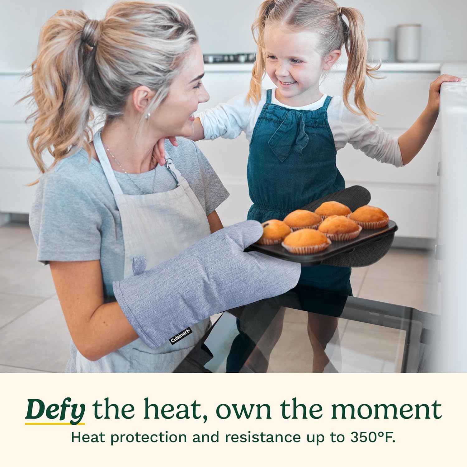 Cuisinart Chambray Oven Mitt Set