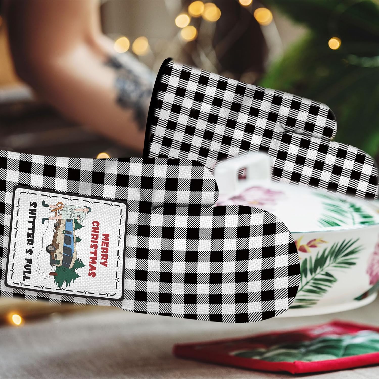 Christmas Vacation Oven Mitts 2-Pack FunnyAll Year