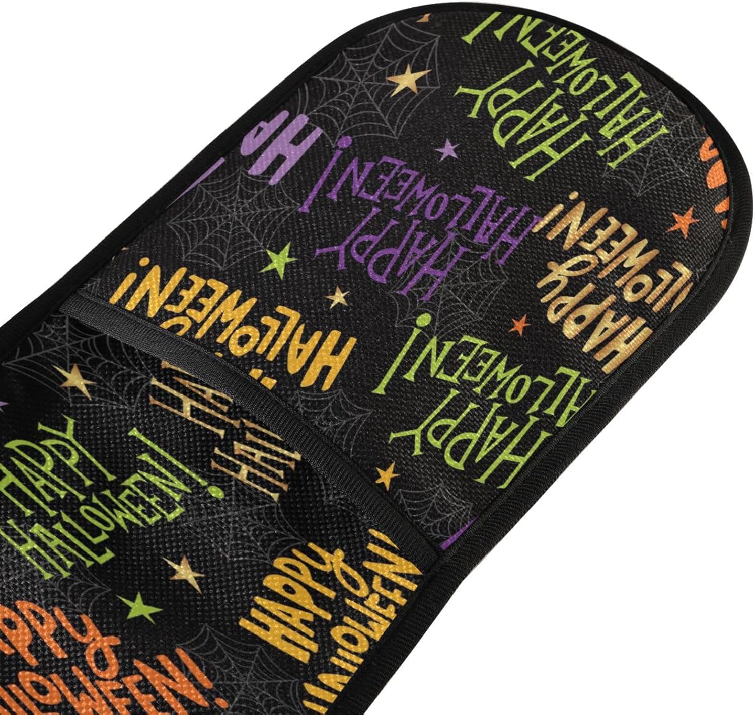 ZZXXB Happy Halloween Heat-Resistant Oven Mitts for Kitchen Use