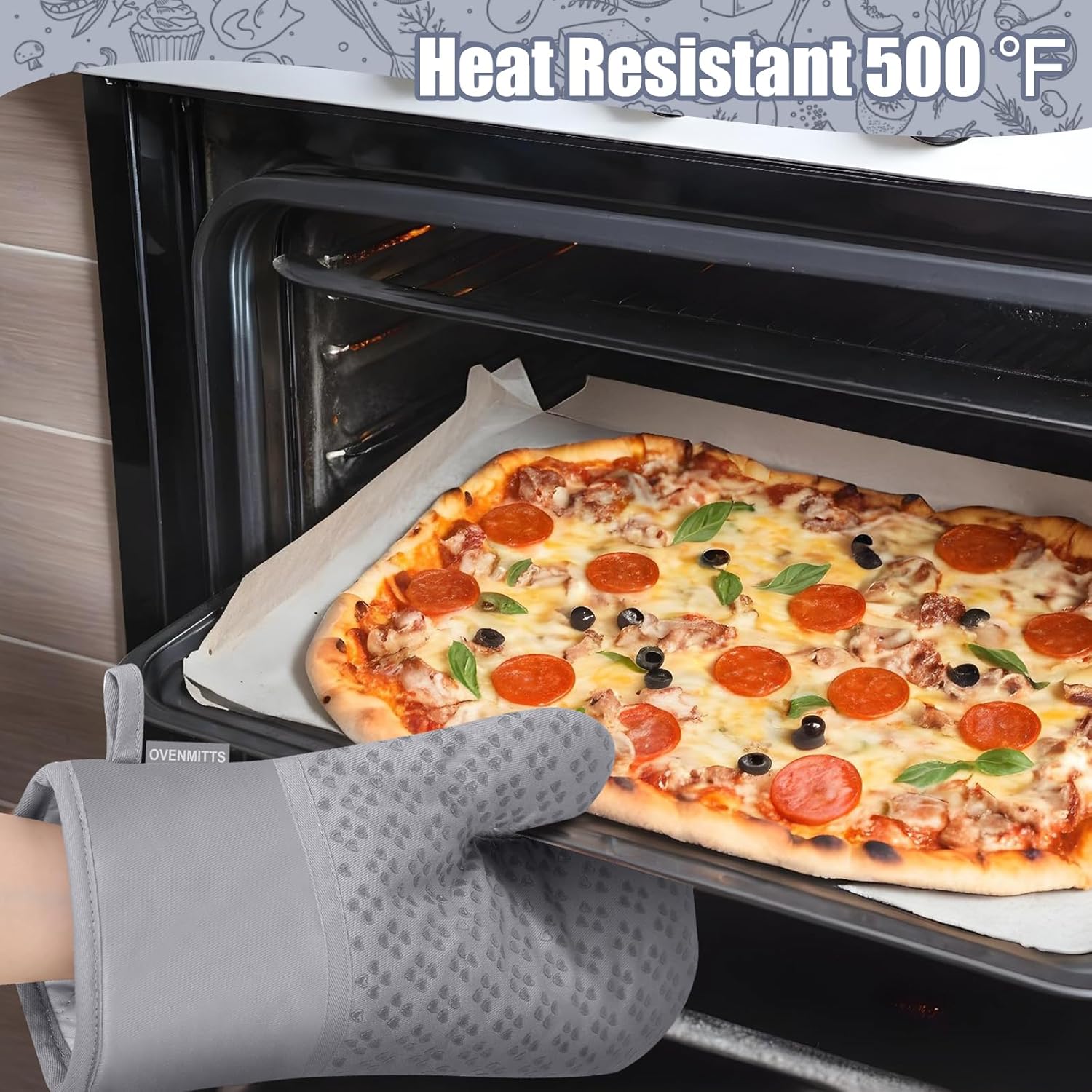 Durable Kitchen Set for Easy Cleaning Baking