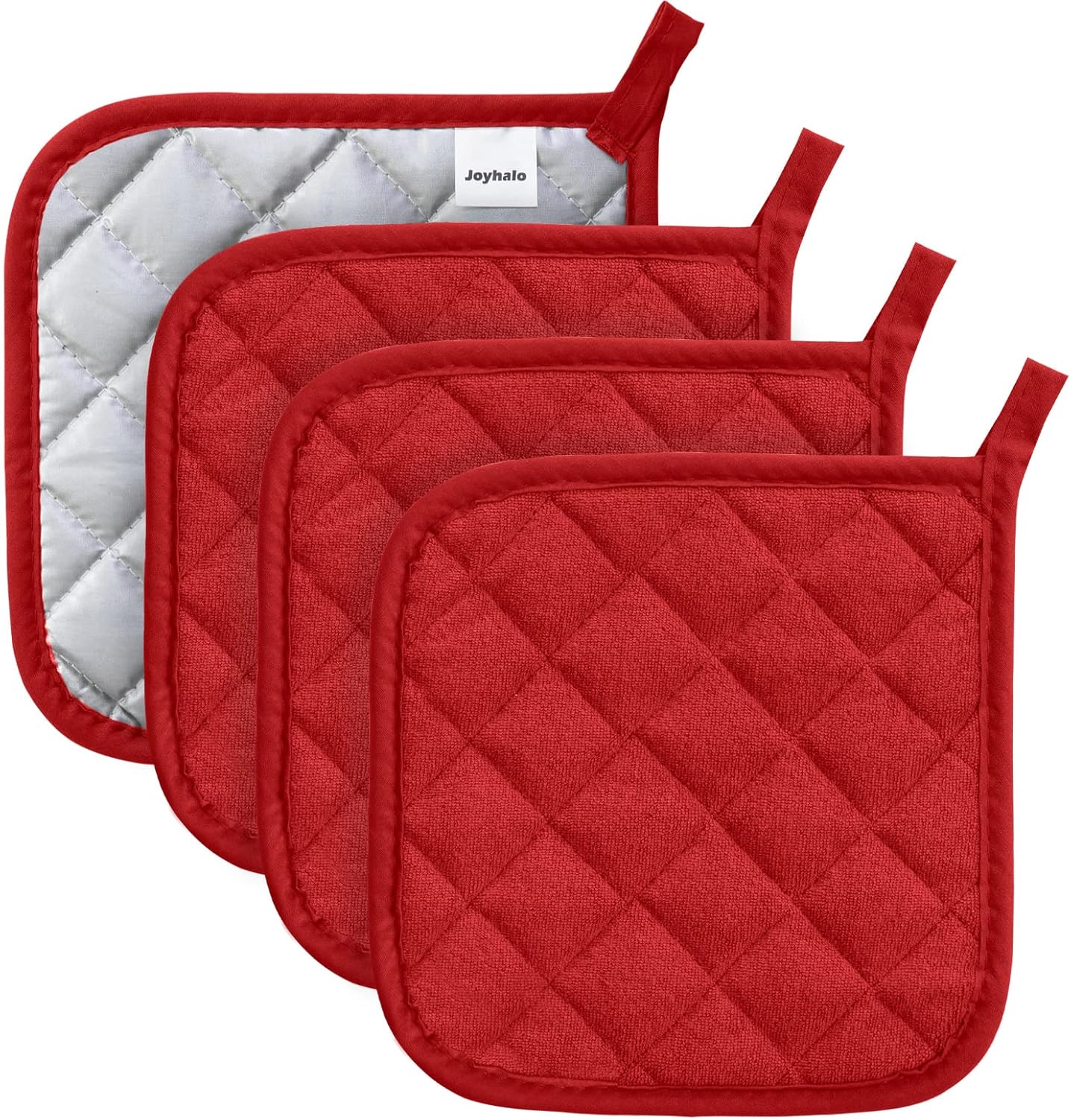 Joyhalo 4-Piece Heat Resistant Pot Holders Set