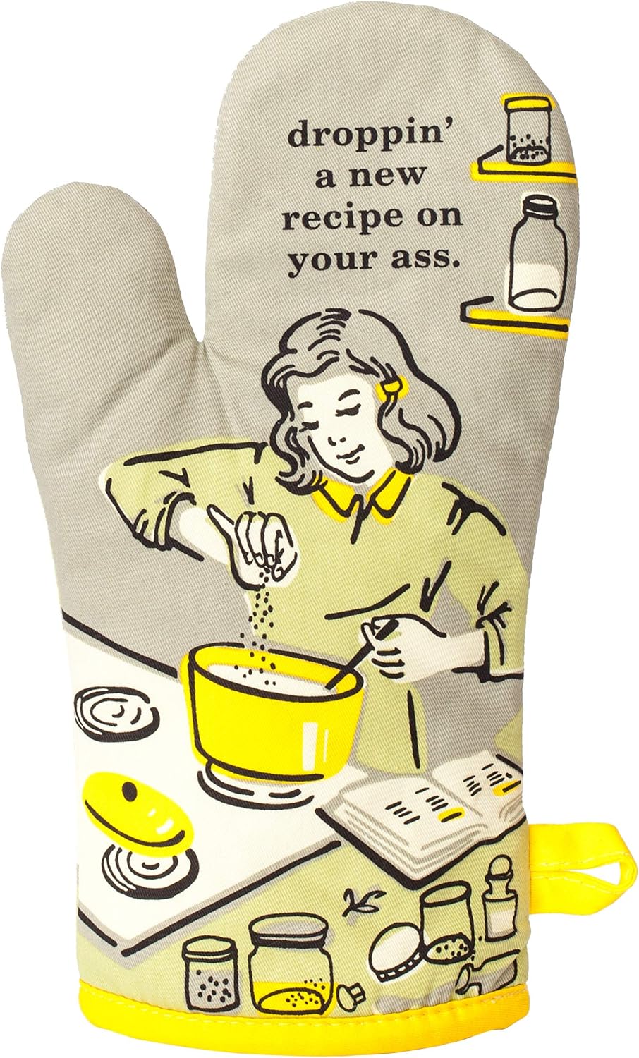 Blue Q Delish Design Oven Mitt