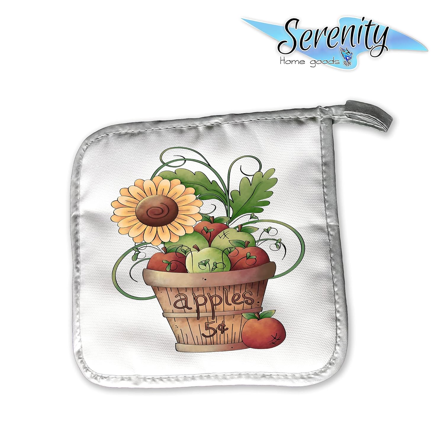 Autumn Fall Halloween Potholder Oven Mitt Set
