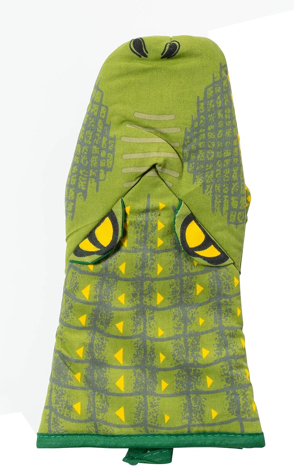 Artisan Owl Novelty 3D Alligator Oven Mitt Green