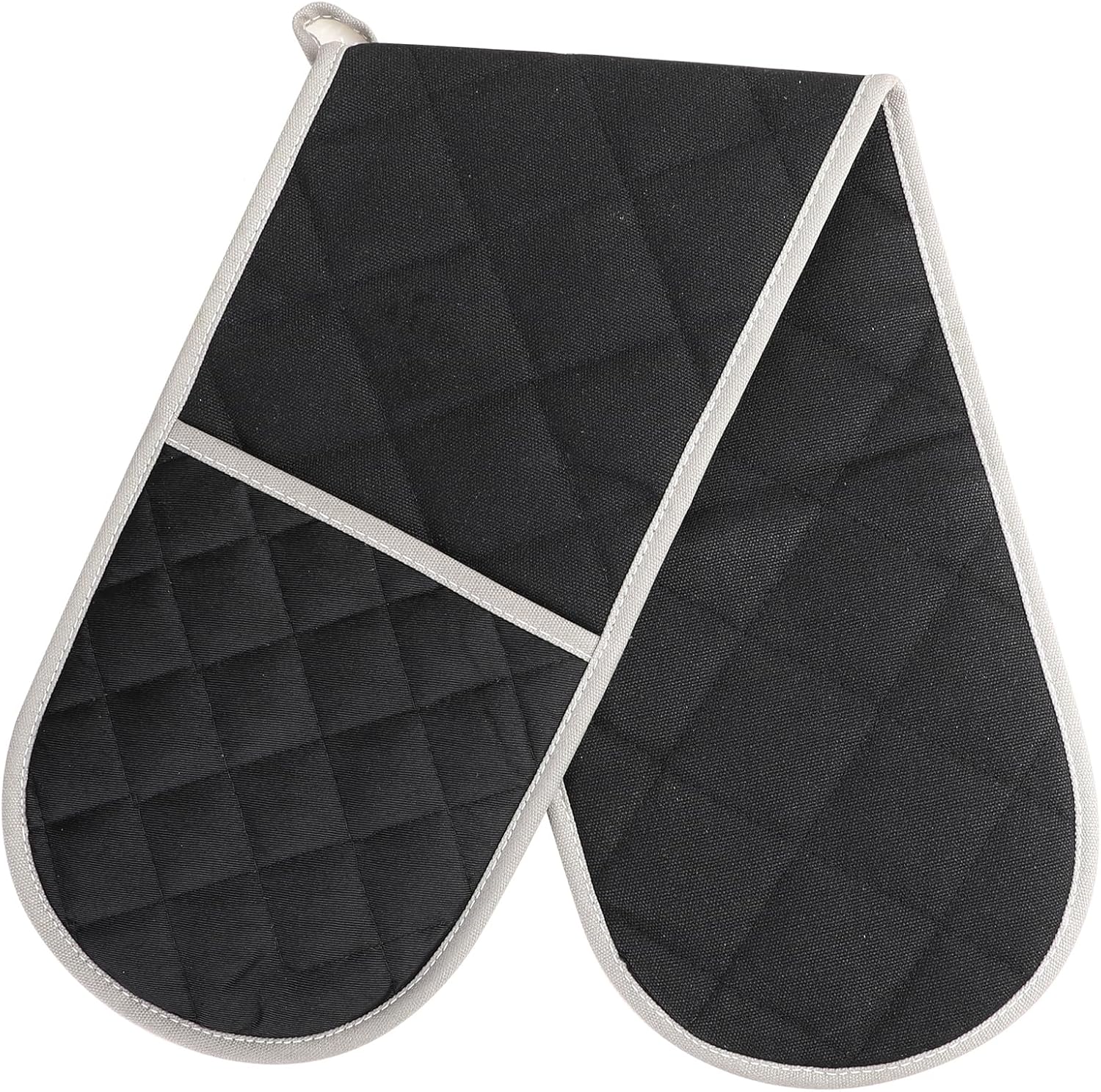 Long Double Oven Mitt 7x30 Heat Resistant Cotton Gloves for Oven Handling