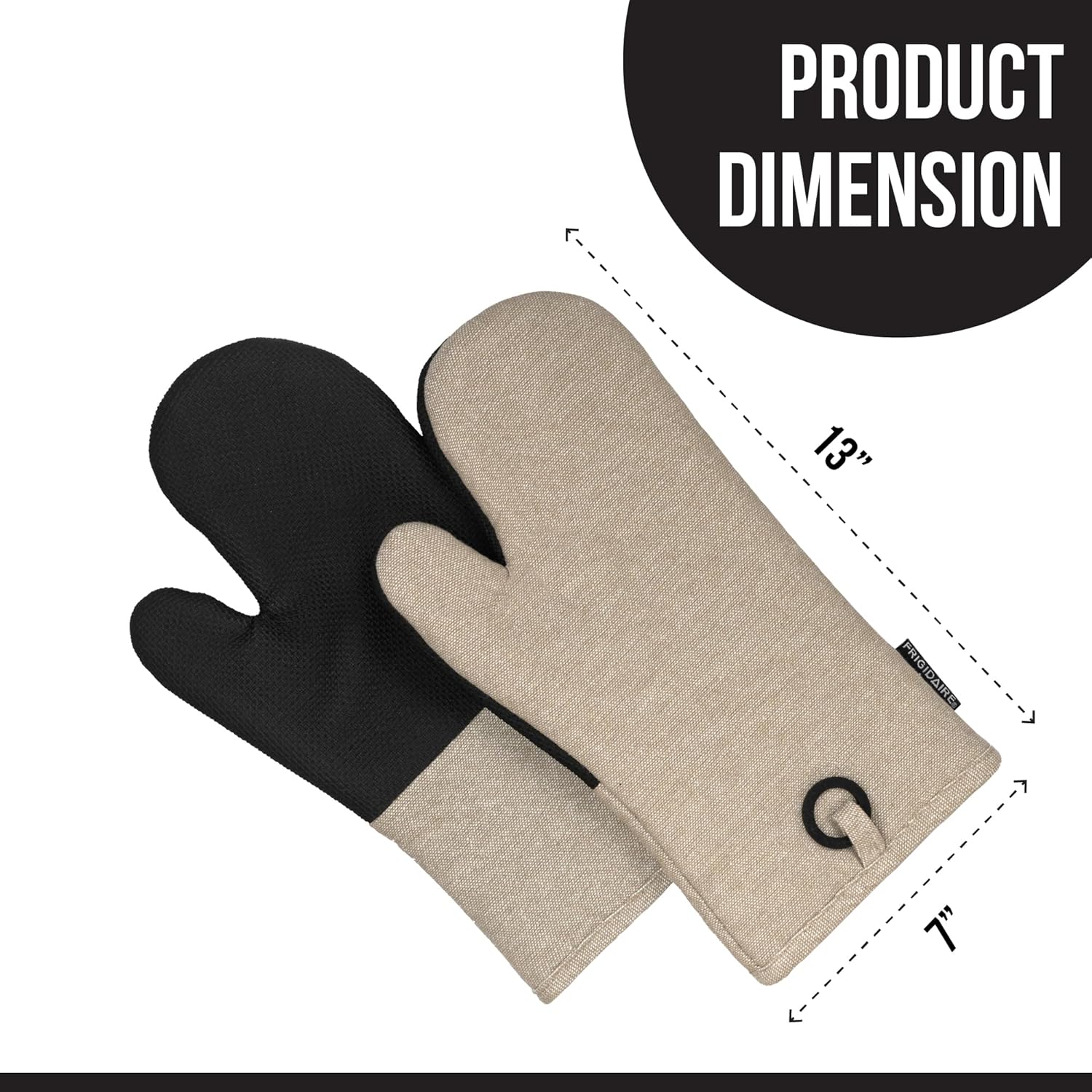Handle the Heat Like a Pro Heat-Resistant Oven Mitts Set of 2