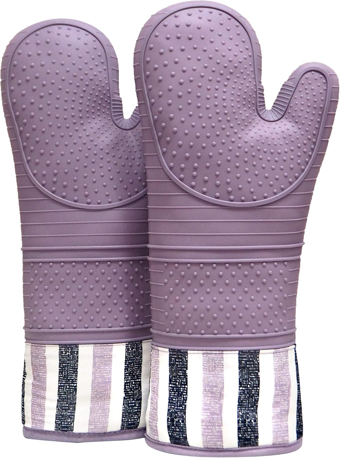 Heat-Resistant Oven Mitt Pair