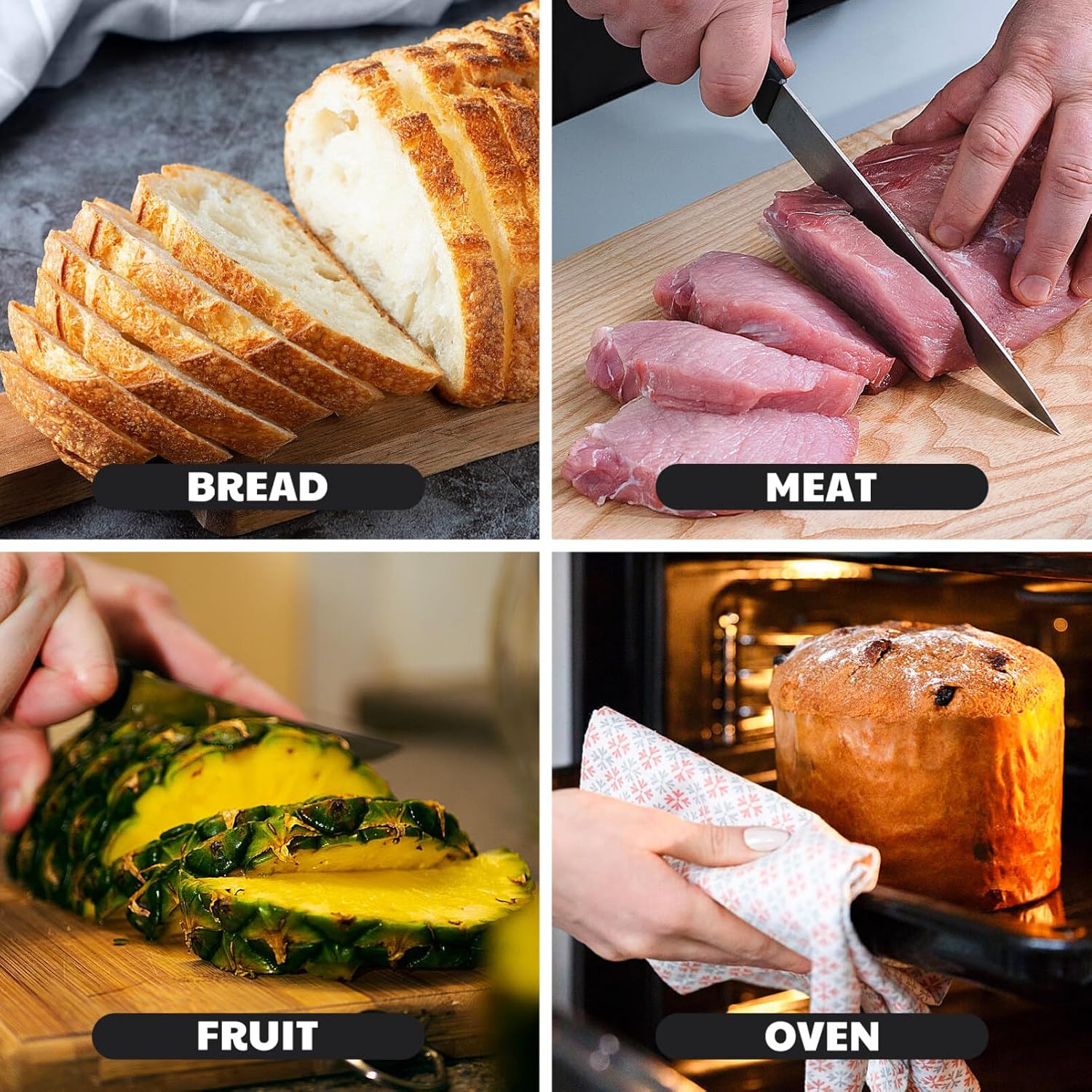 FingerGuard Protector Kitchen Gloves for Cutting