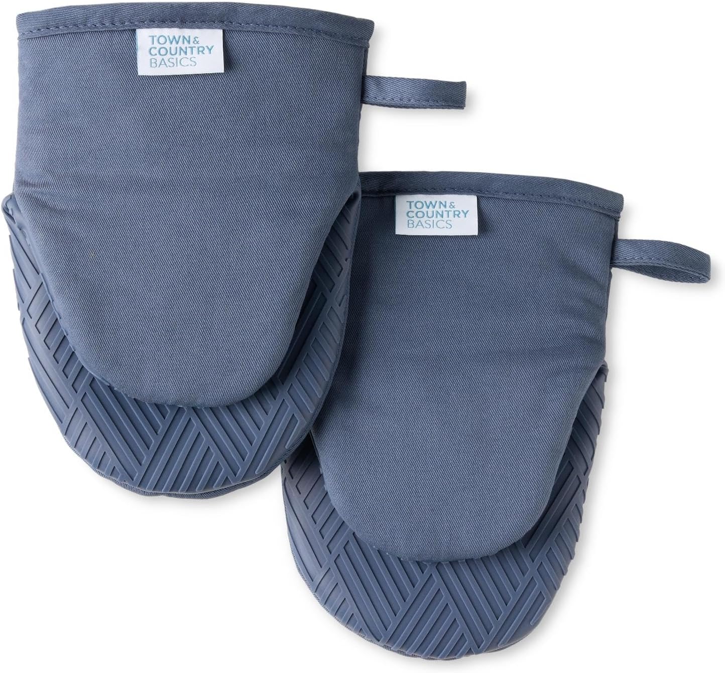 TOWN COUNTRY BASICS Mini Oven Mitt Set 2-Pack Heat Resistant