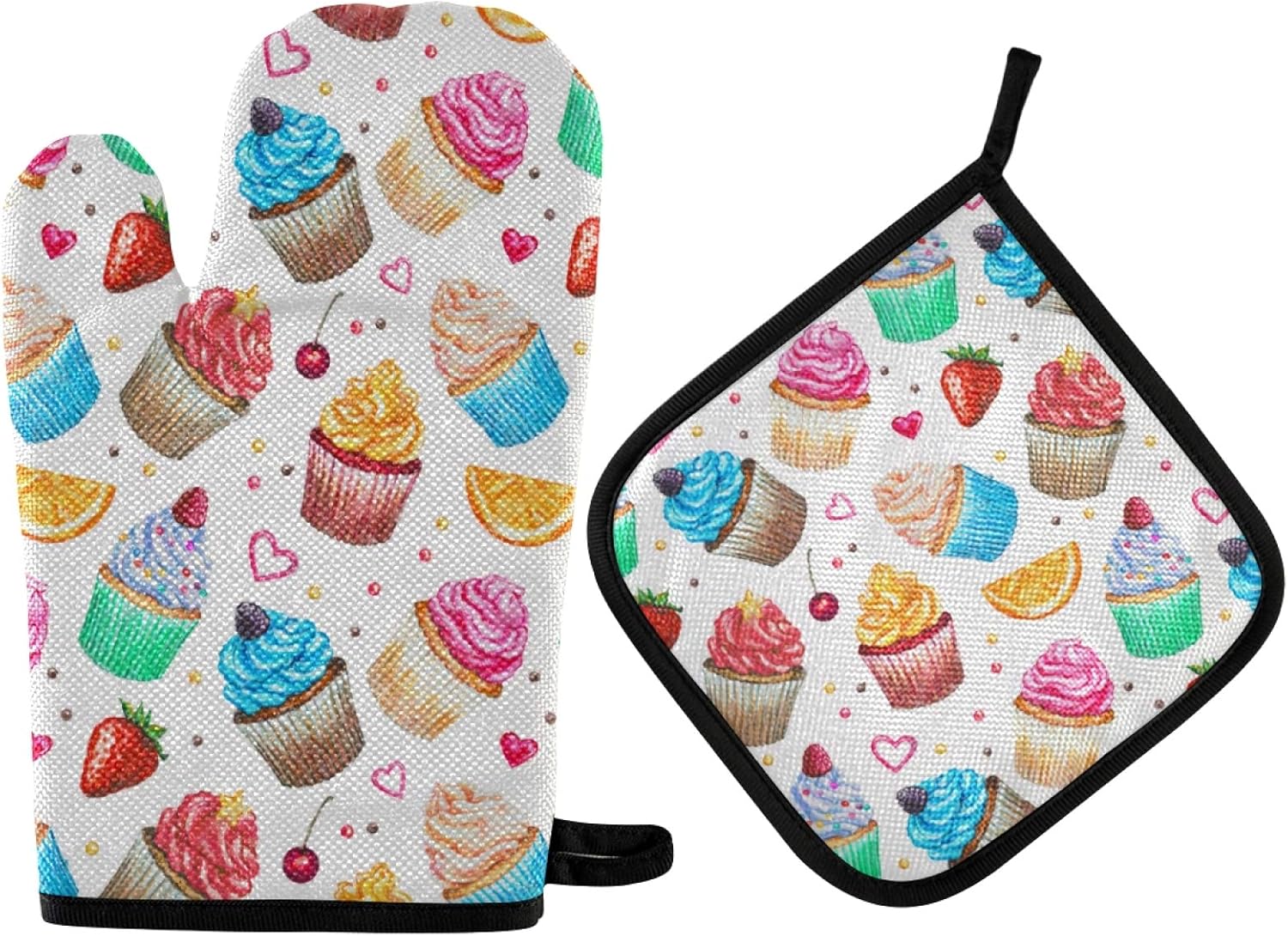 Aflyko Heat Resistant Oven Mitt Potholder Set