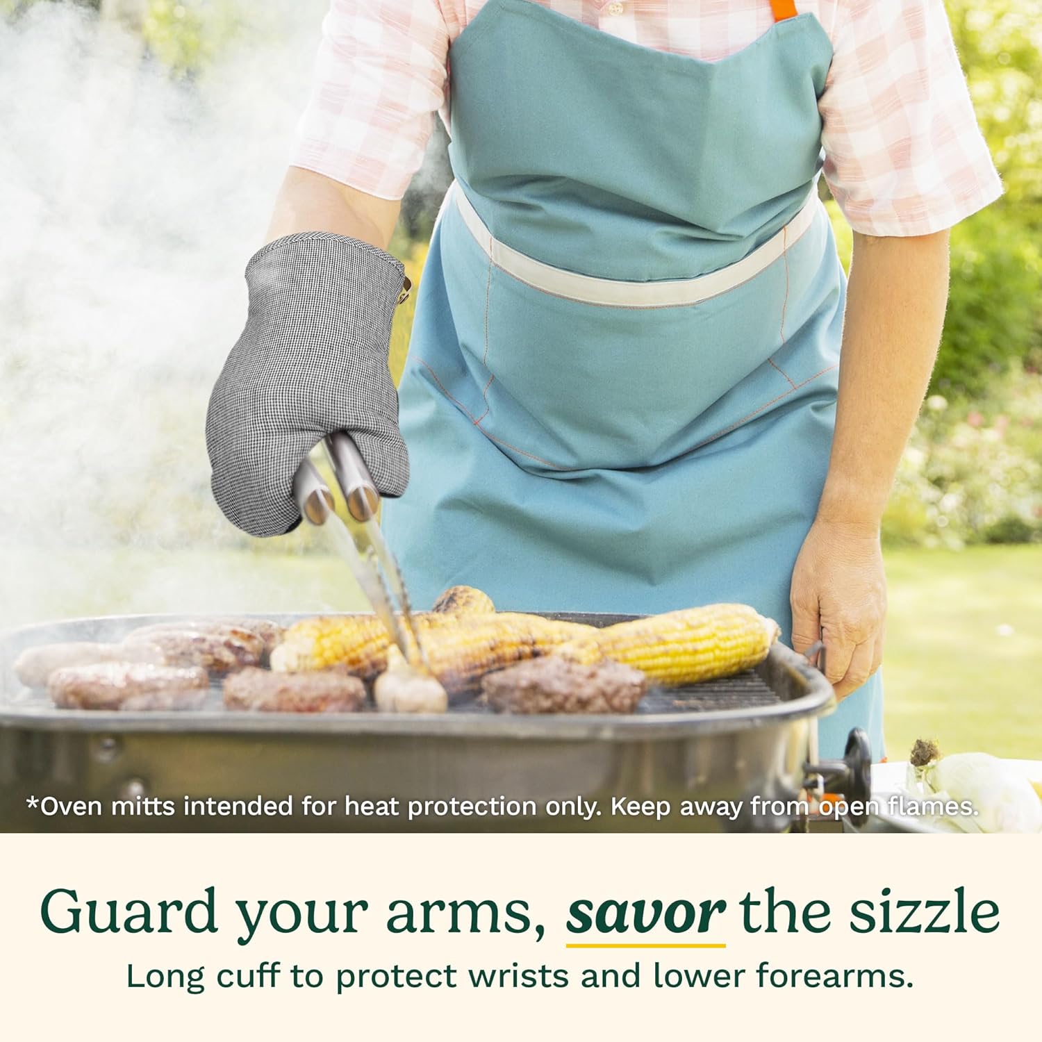 Heat-Resistant Oven Mitts for Safe Cooking Baking