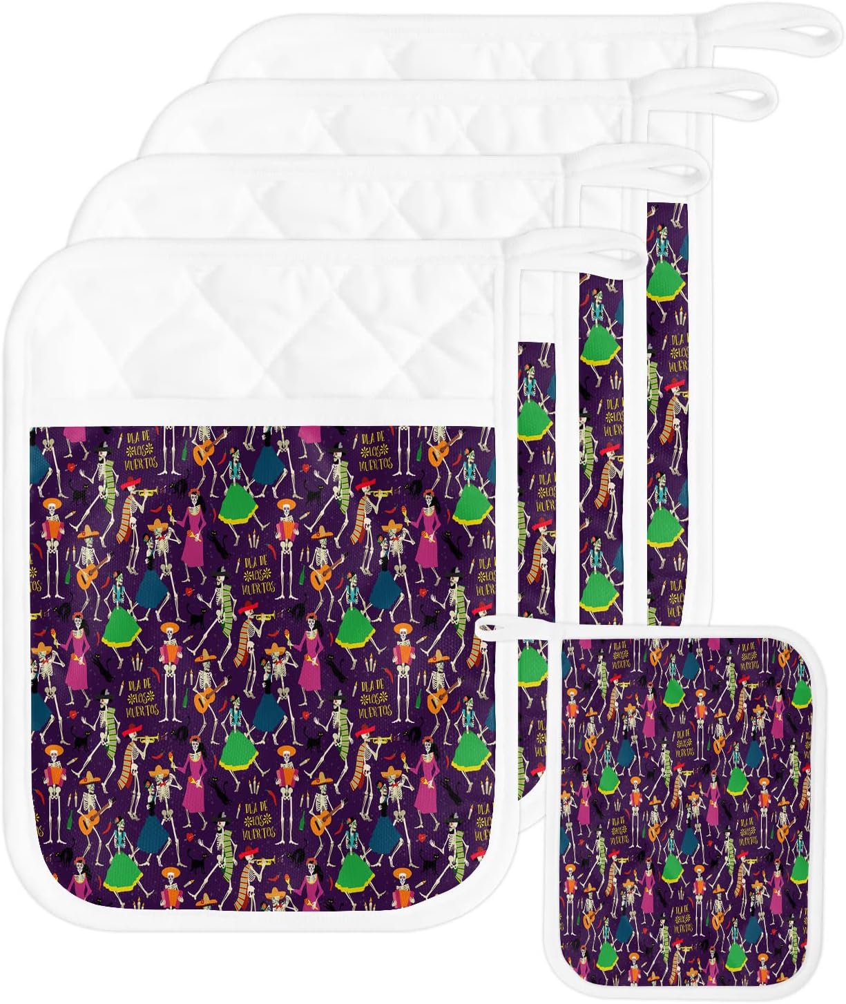 JasmineM Happy Halloween Pot Holders Set of 5