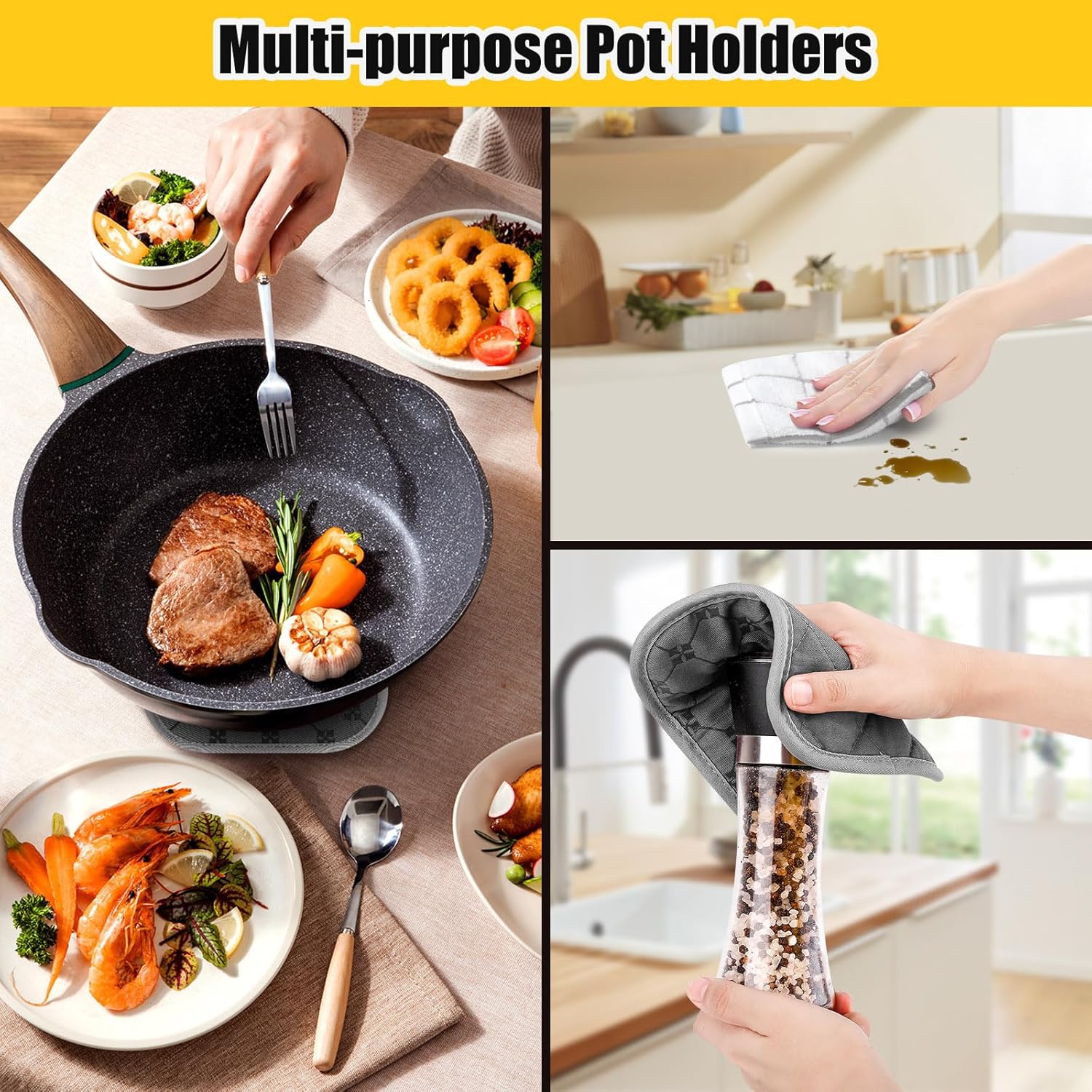 12-Piece Heat-Resistant Kitchen Essentials Set for Baking Cooking in 500F