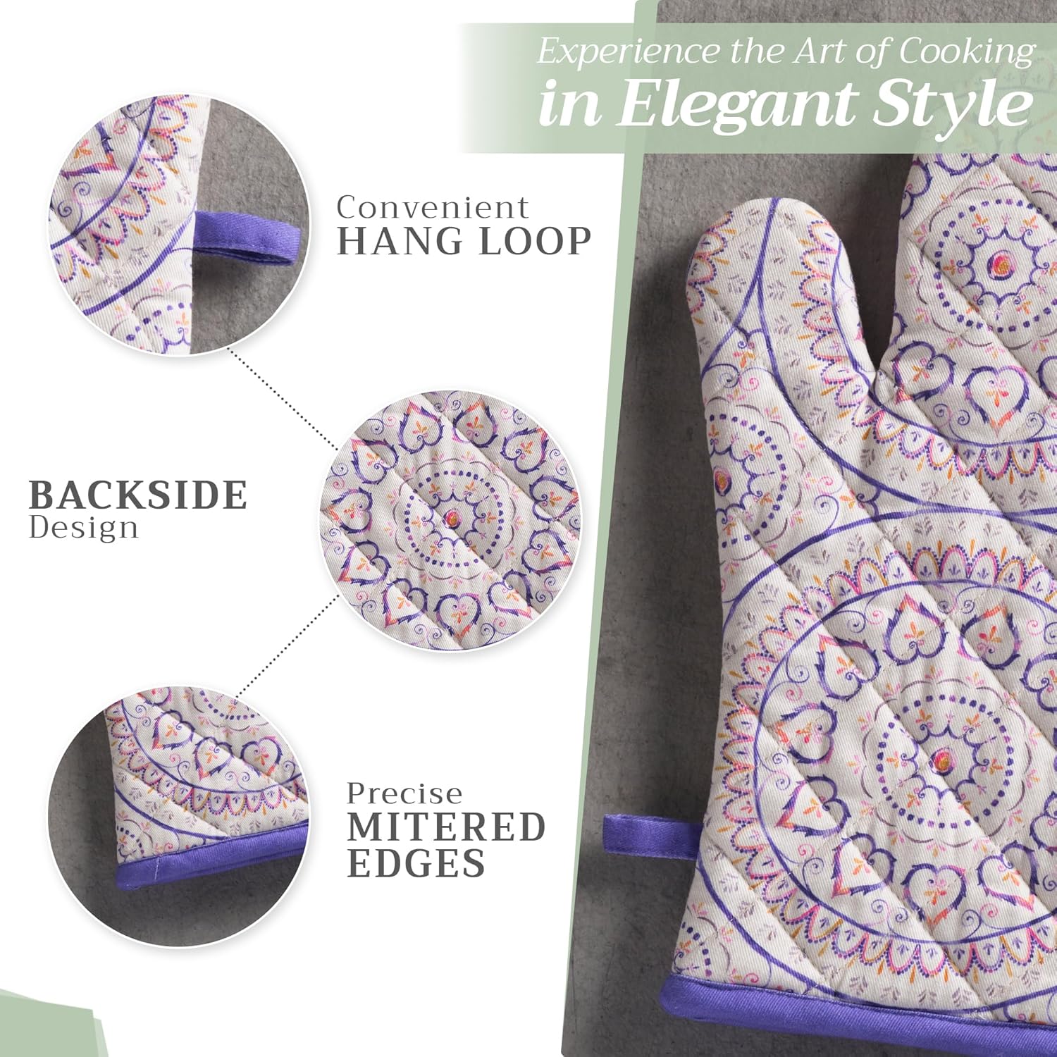 Maison dHermine 7x13 Oven Mitt