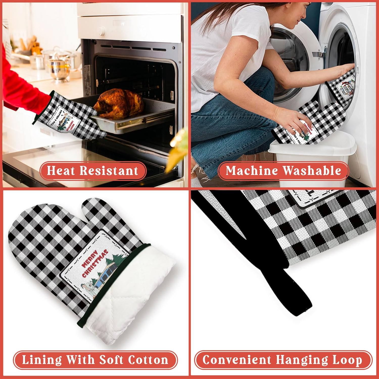 Christmas Vacation Oven Mitts 2-Pack FunnyAll Year
