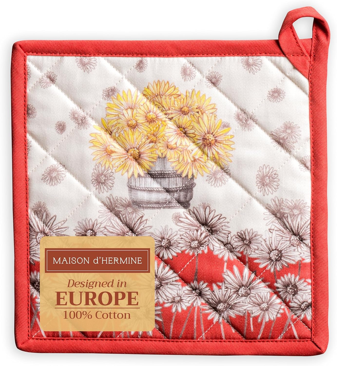 Maison d Hermine 8x8 Quilted Cotton Potholder