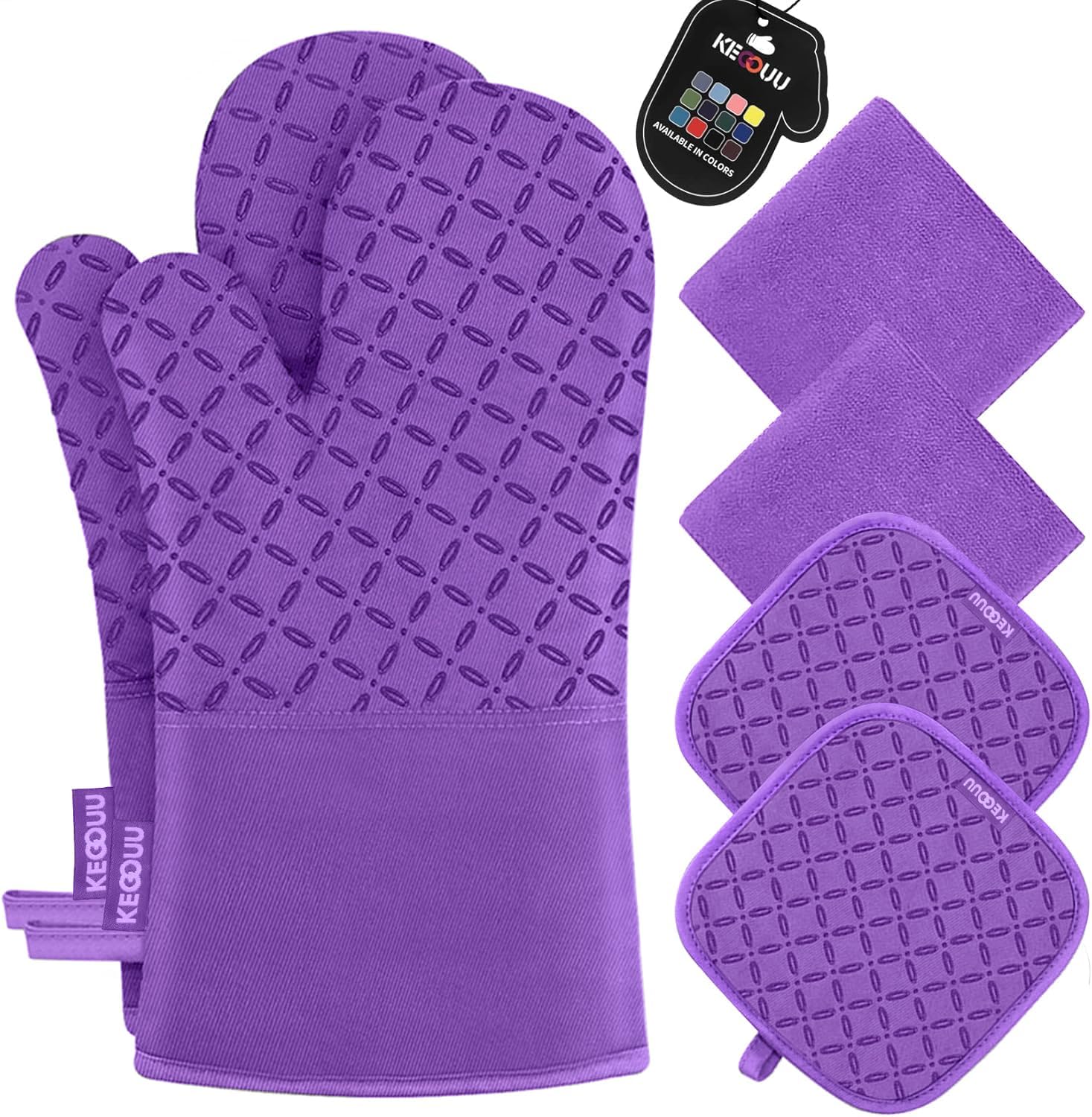 Oven Mitt and Pot Holder Set