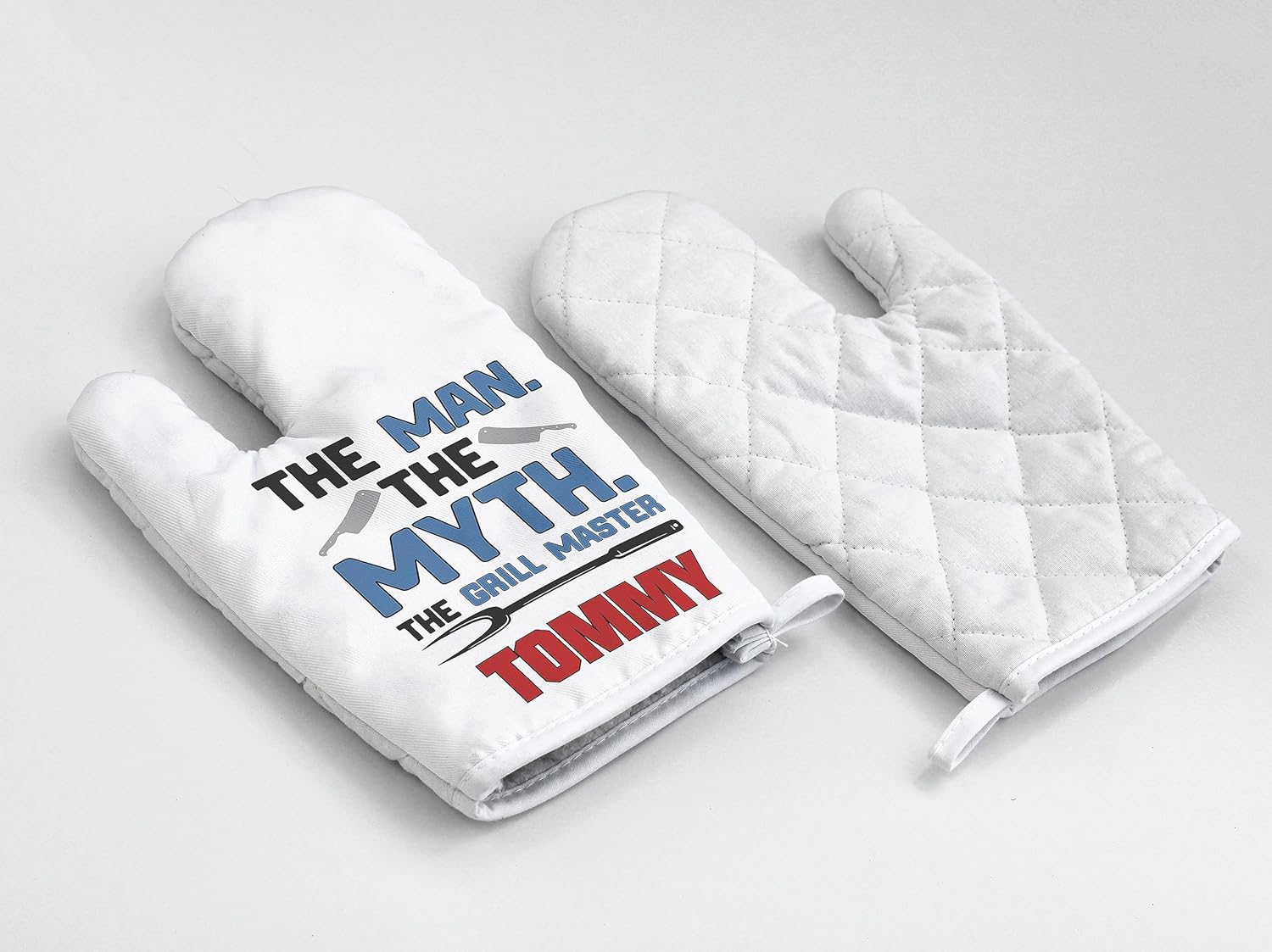 Personalized Oven Mitt Pot Holder Set Essential for Cooking Love