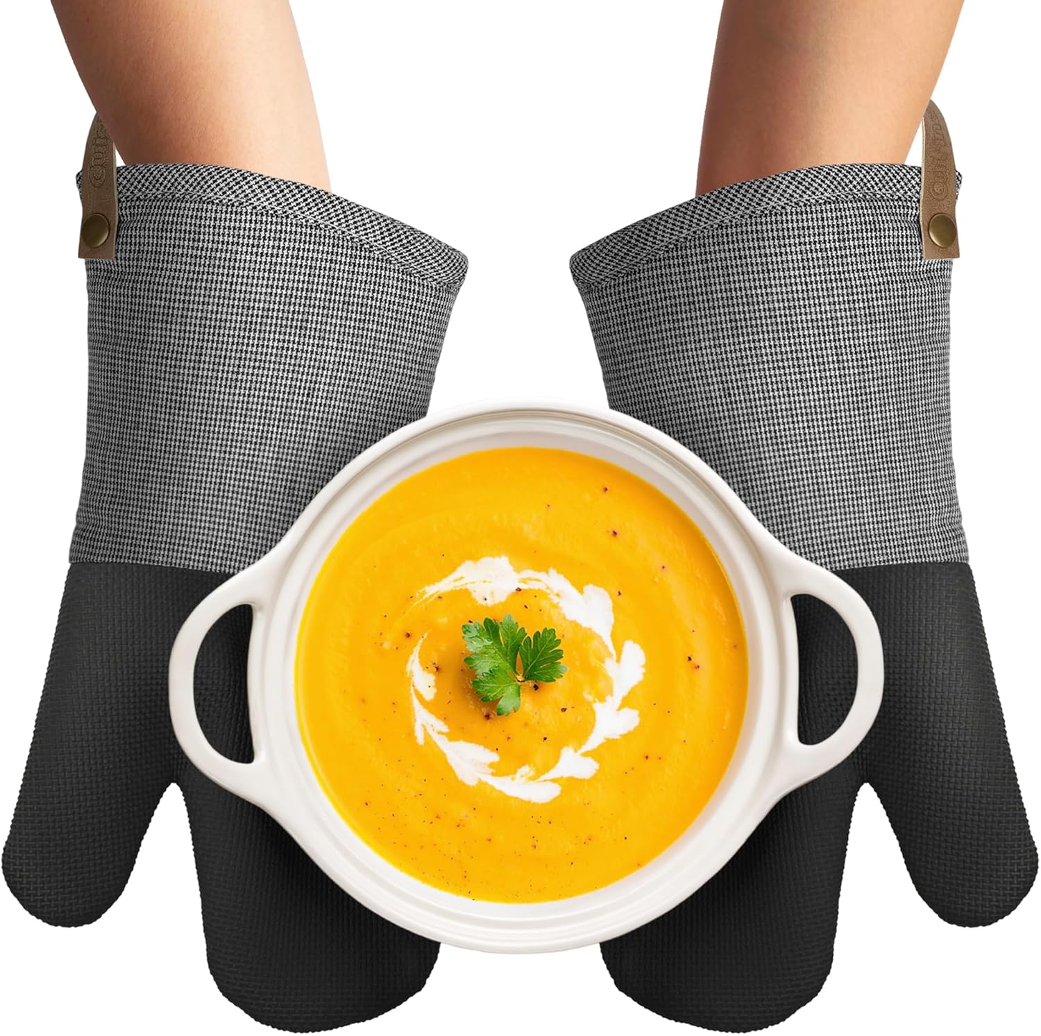 Heat-Resistant Oven Mitts for Safe Cooking Baking