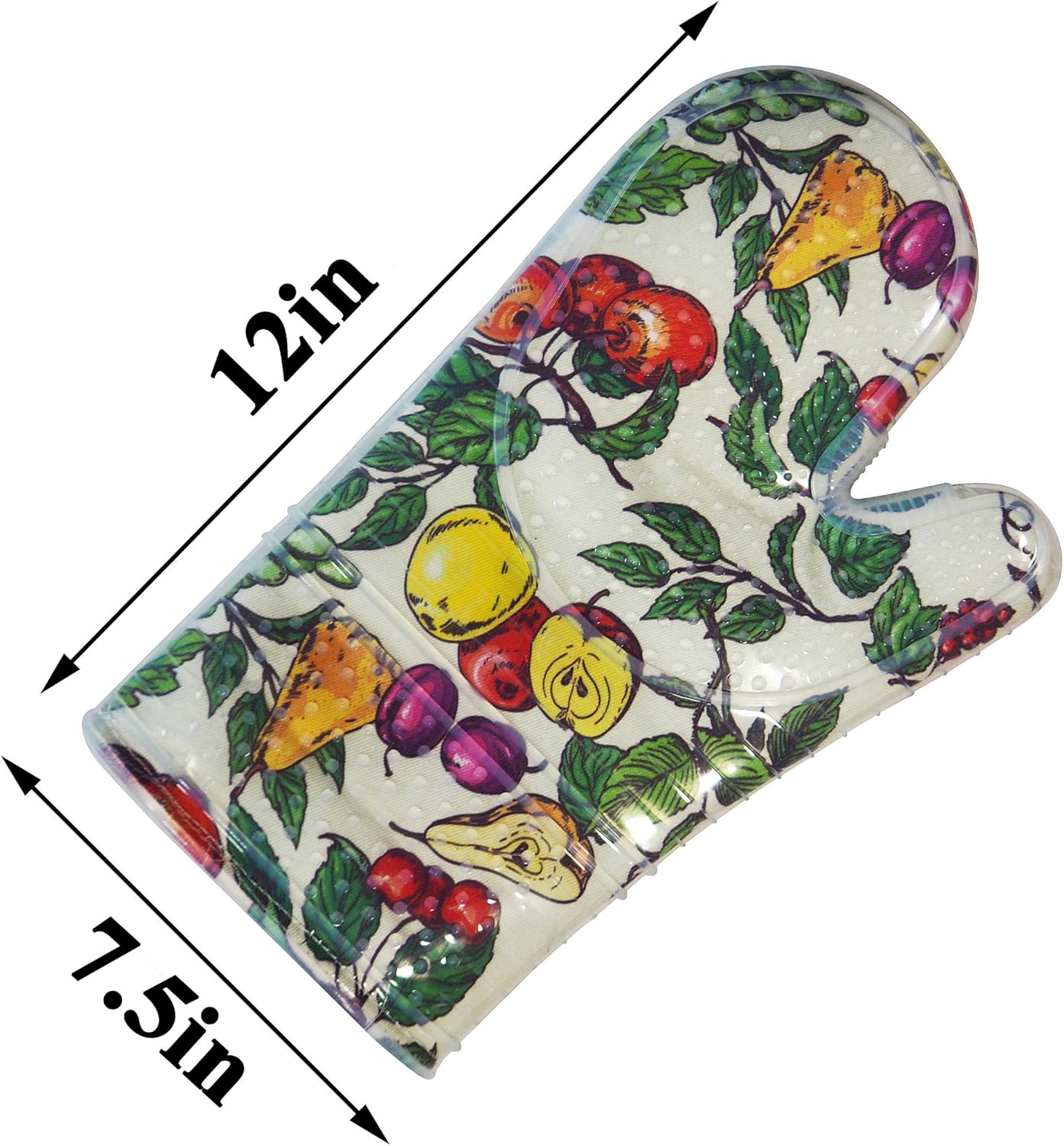 3-Piece Heat-Resistant Silicone Oven Mitts