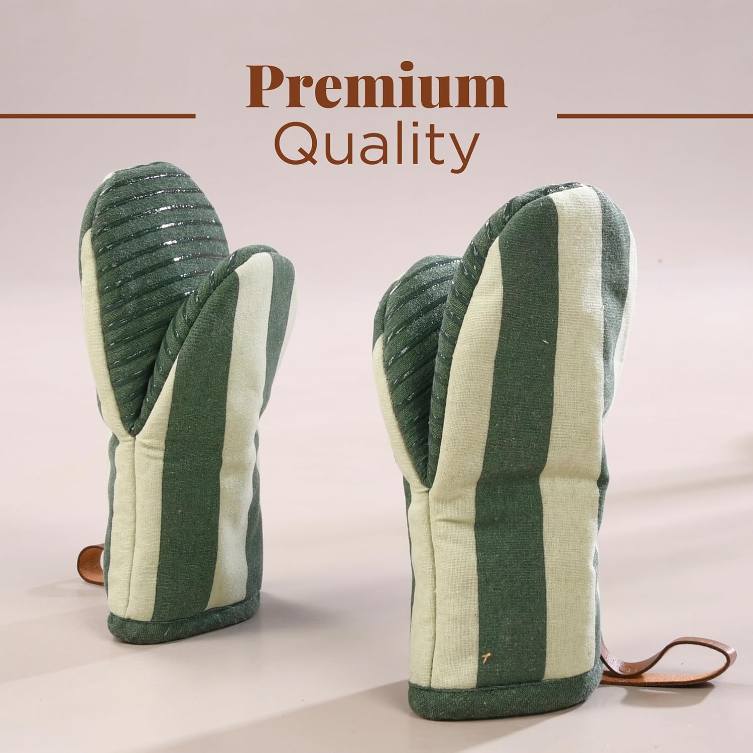 Folkulture Mini Oven Mitts Heat Resistant 575 x 9 Set of 2