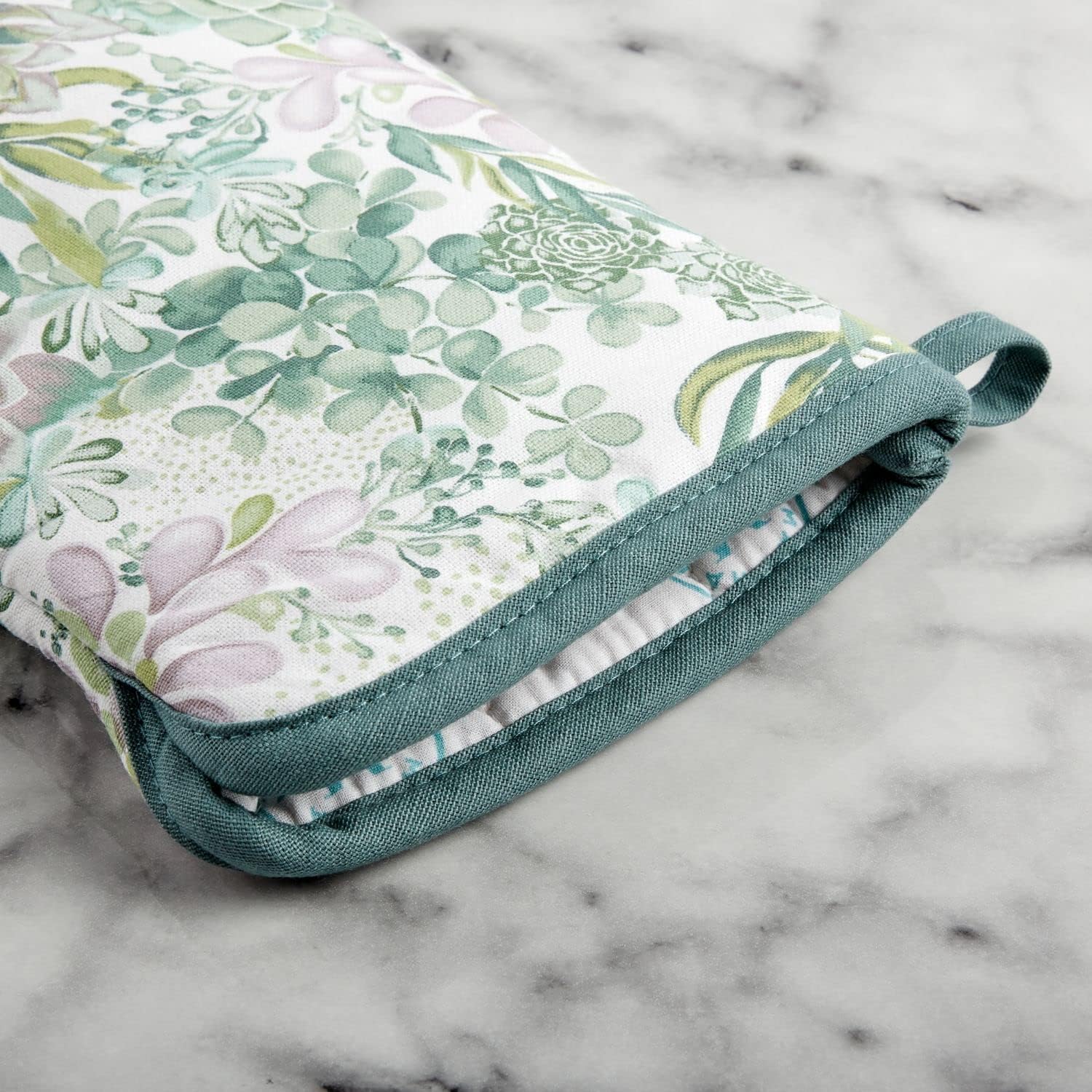 Martha Stewart Succulents Oven Mitt 2-Pack Heat-Resistant