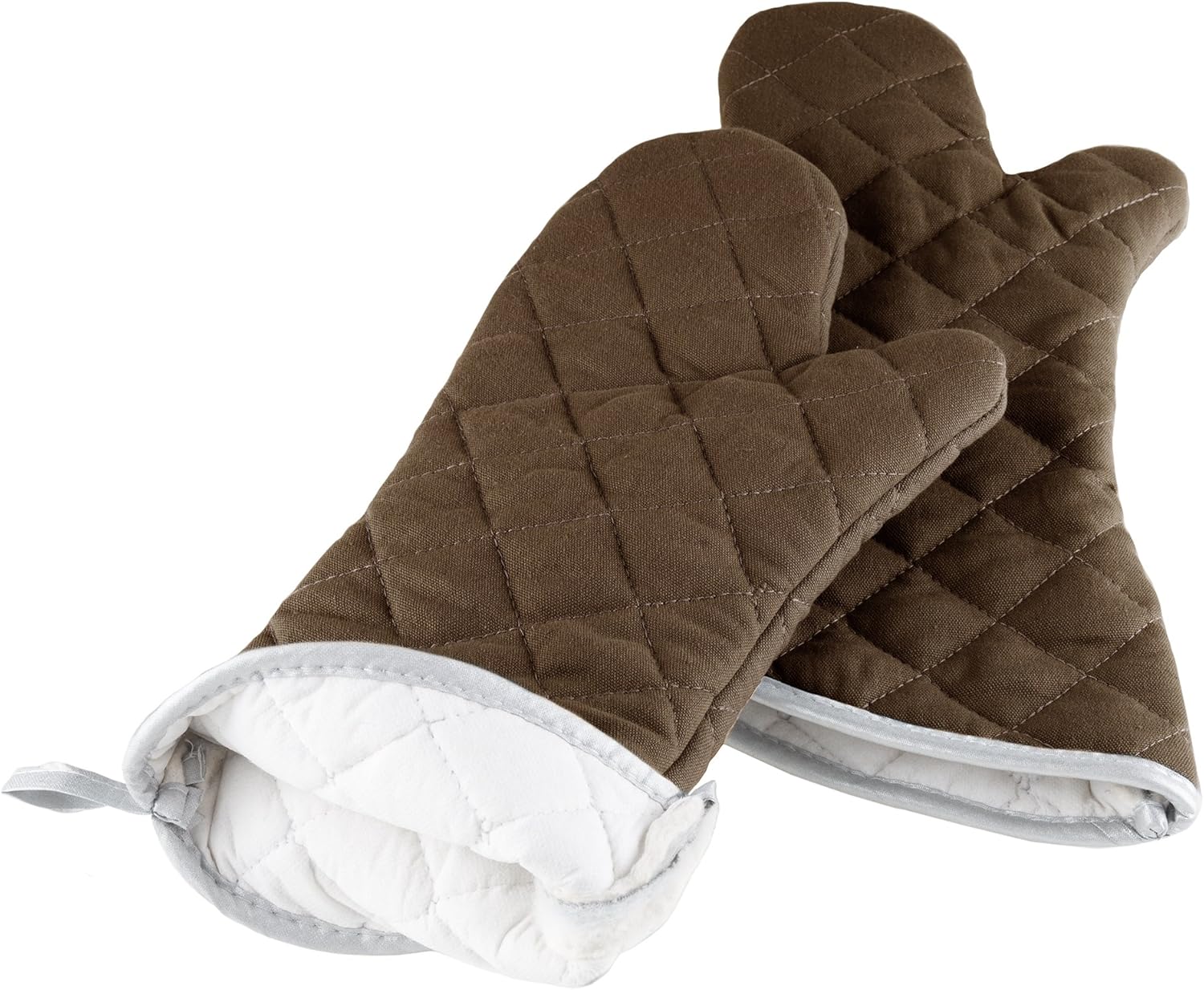 Oven Mitts Set of 2 - Oversized Flame Resistant by Lavish Home