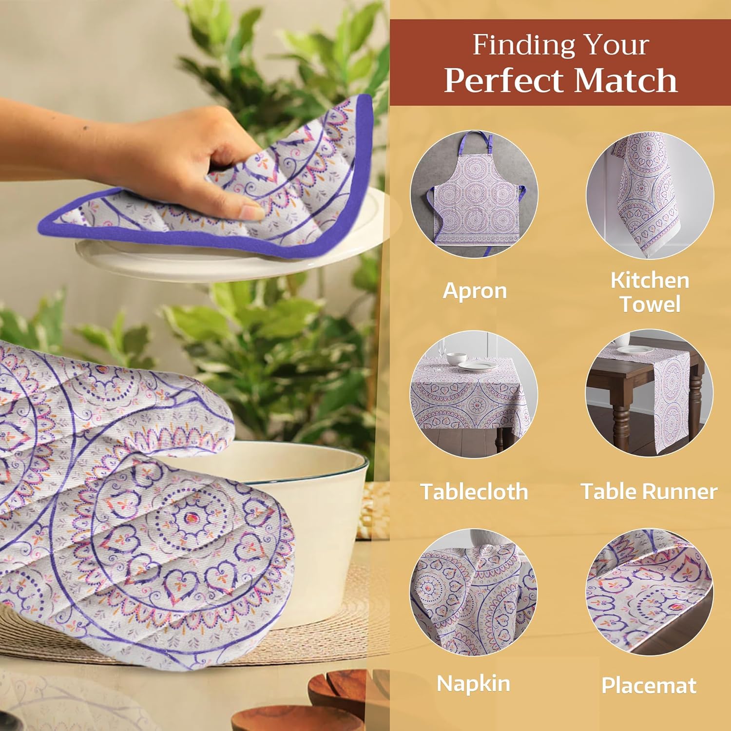 Maison dHermine 7x13 Oven Mitt