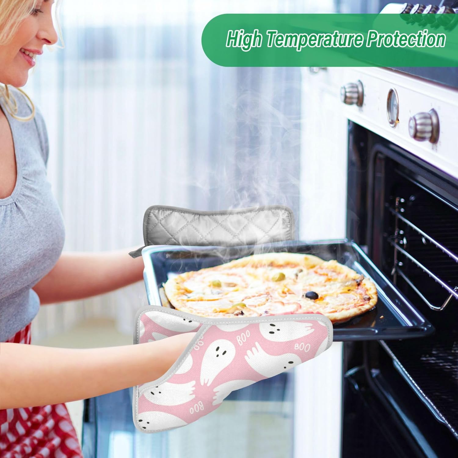 Cute Heat-Resistant Pot Holder Set for Kitchen Use