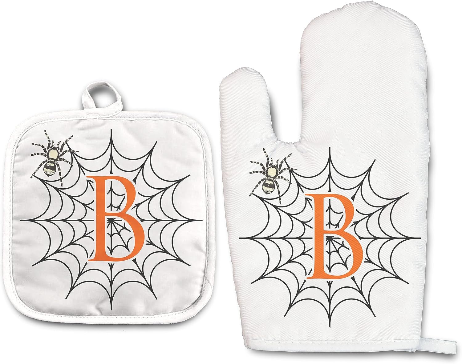 Personalized Oven Mitt Pot Holder Set Essential for Cooking Love