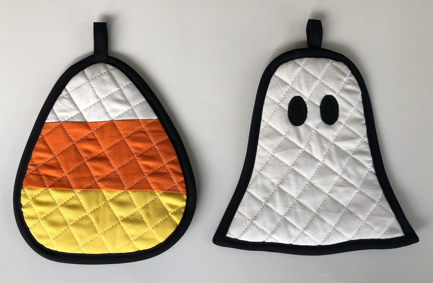 Handmade Halloween Pot Holder - 100 Cotton - One of Each - 2 Hotpads