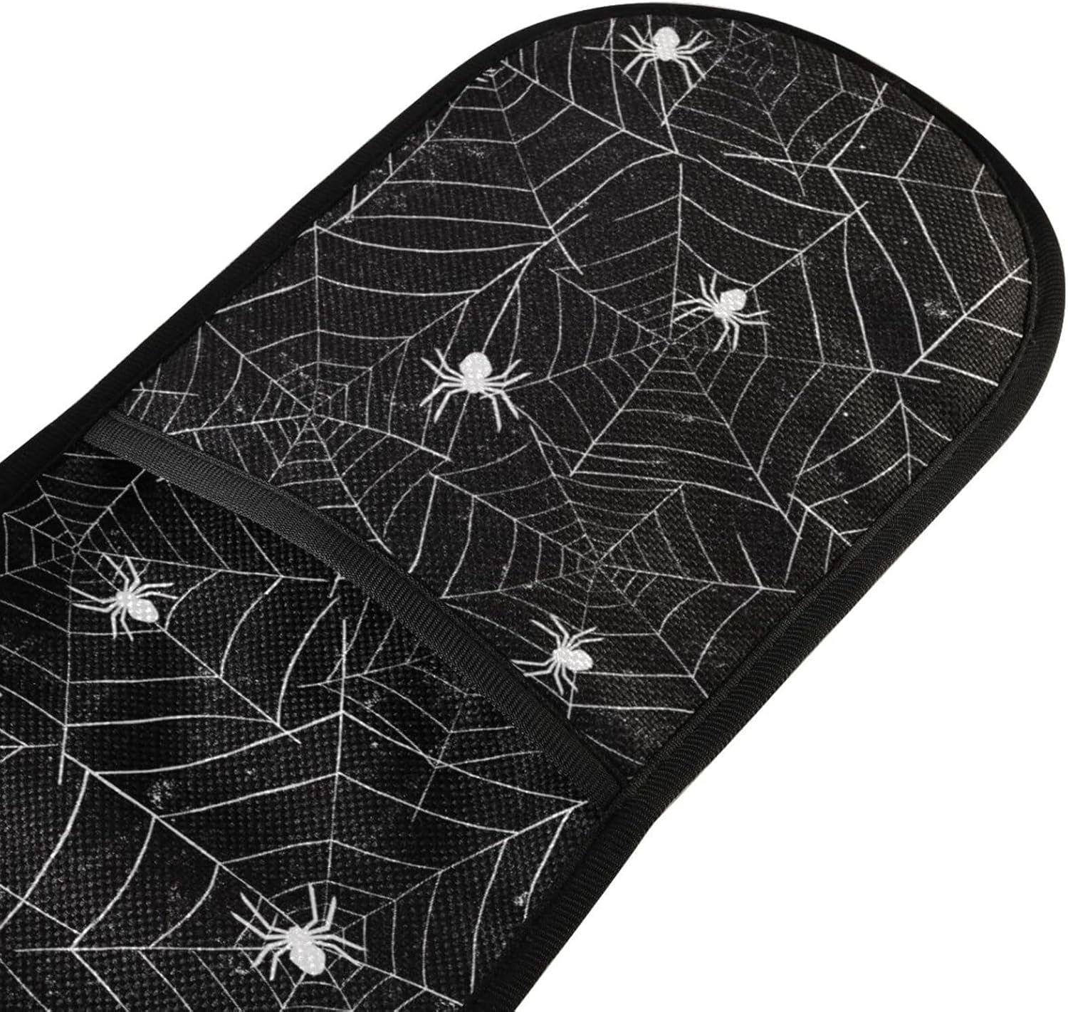 Seasonal Halloween Retro Black White Spider Oven Mitts 88x178 cm 35x7 inch
