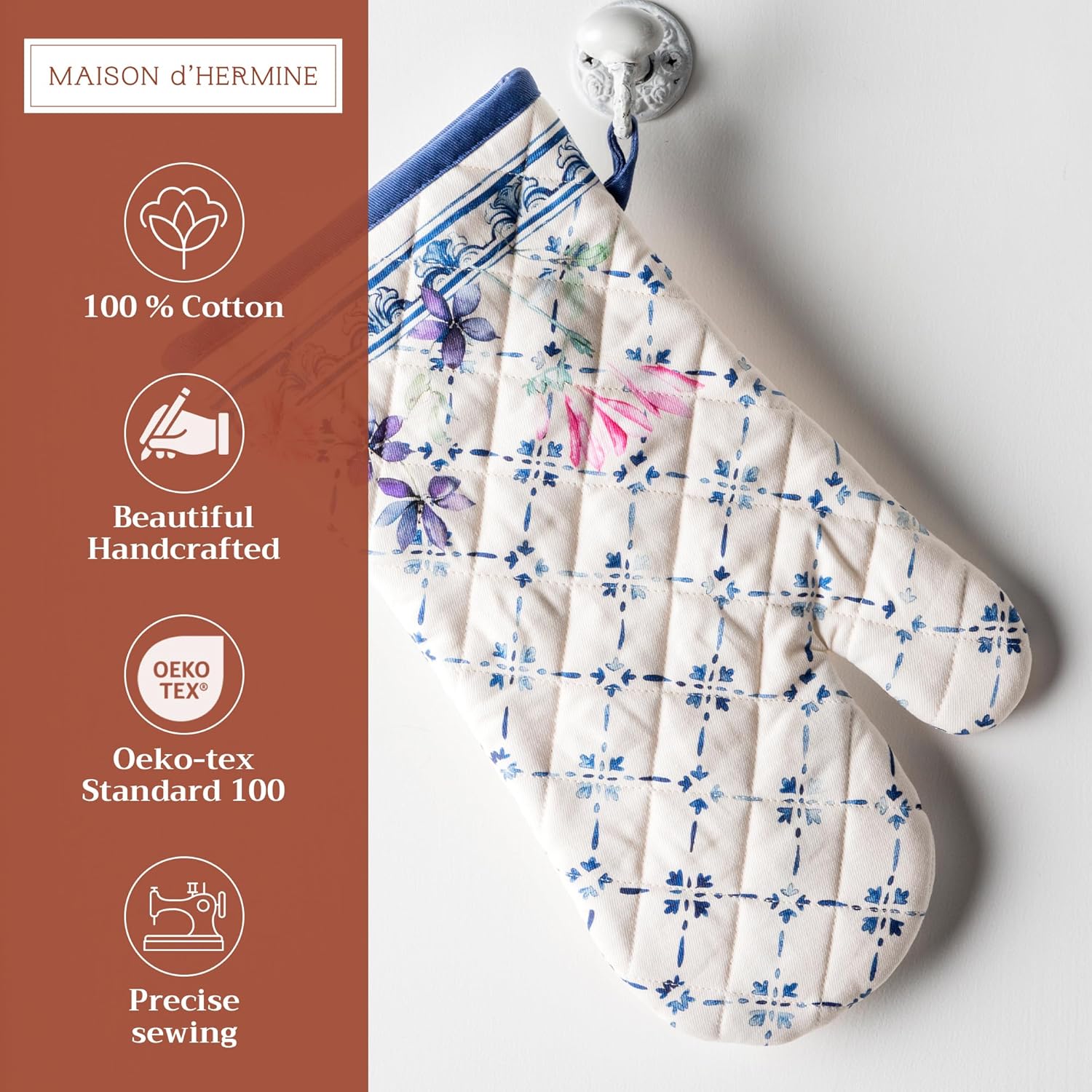 Crisp Comfortable Oven Gloves