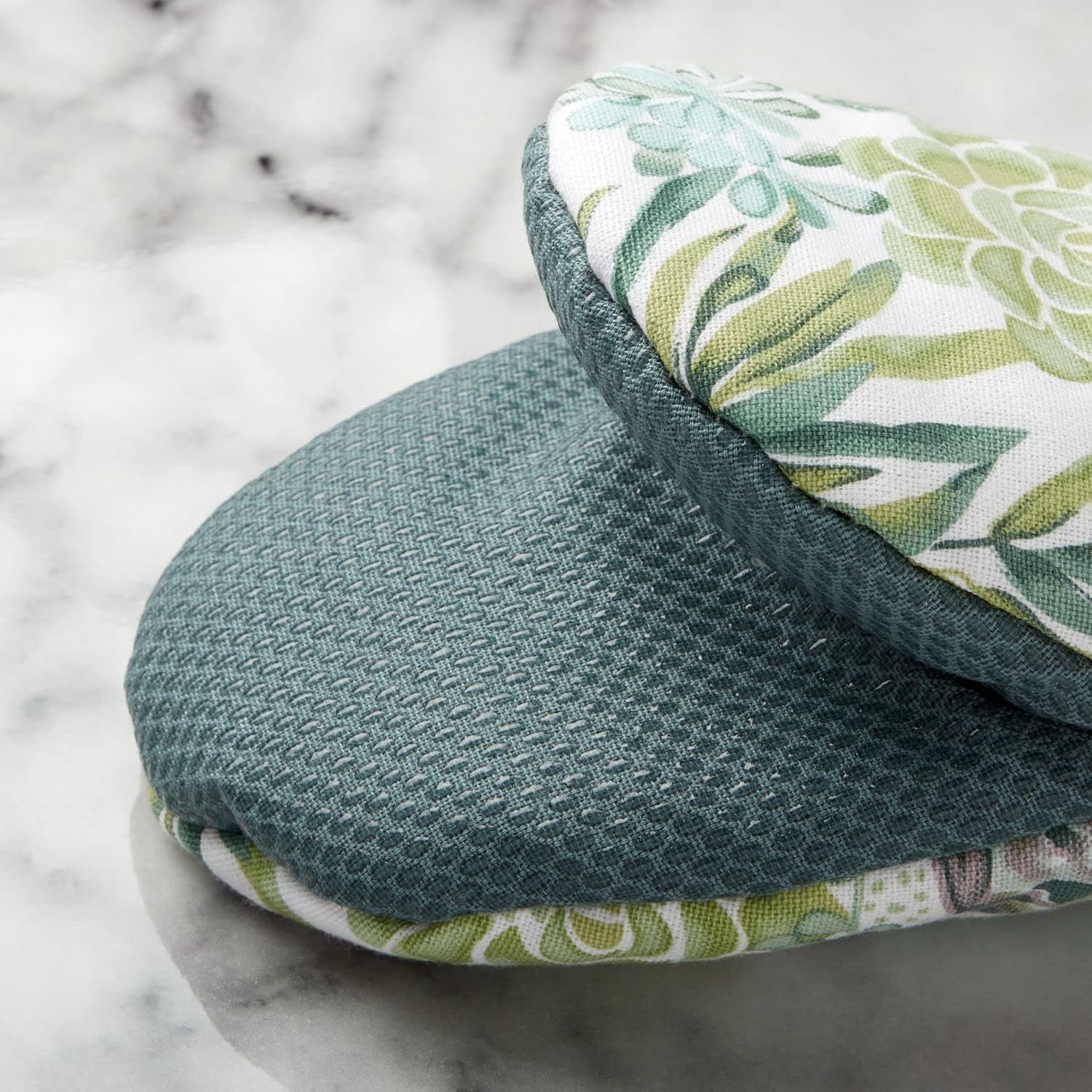 Martha Stewart Mini Oven Mitt 2-Pack Set Green