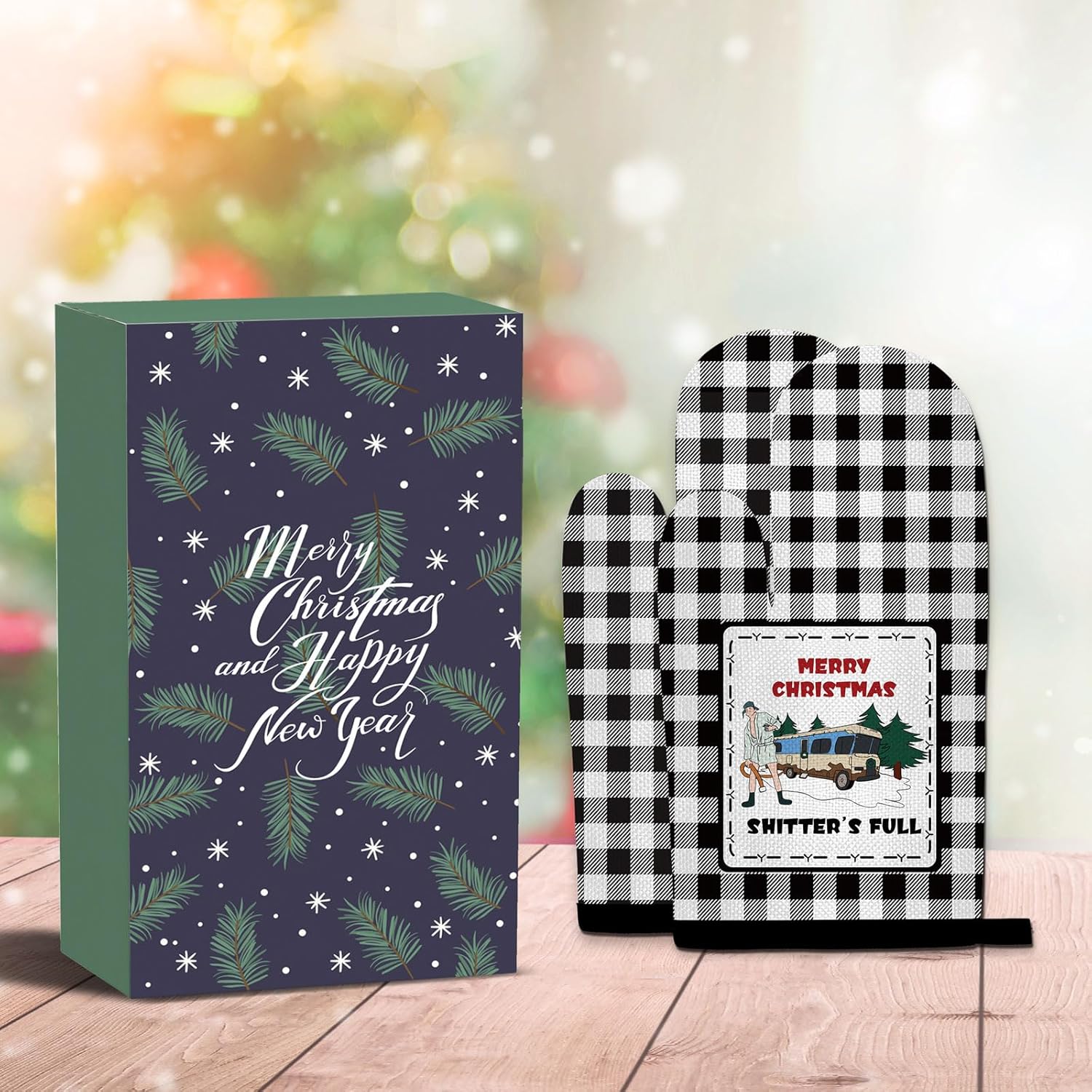 Christmas Vacation Oven Mitts 2-Pack FunnyAll Year