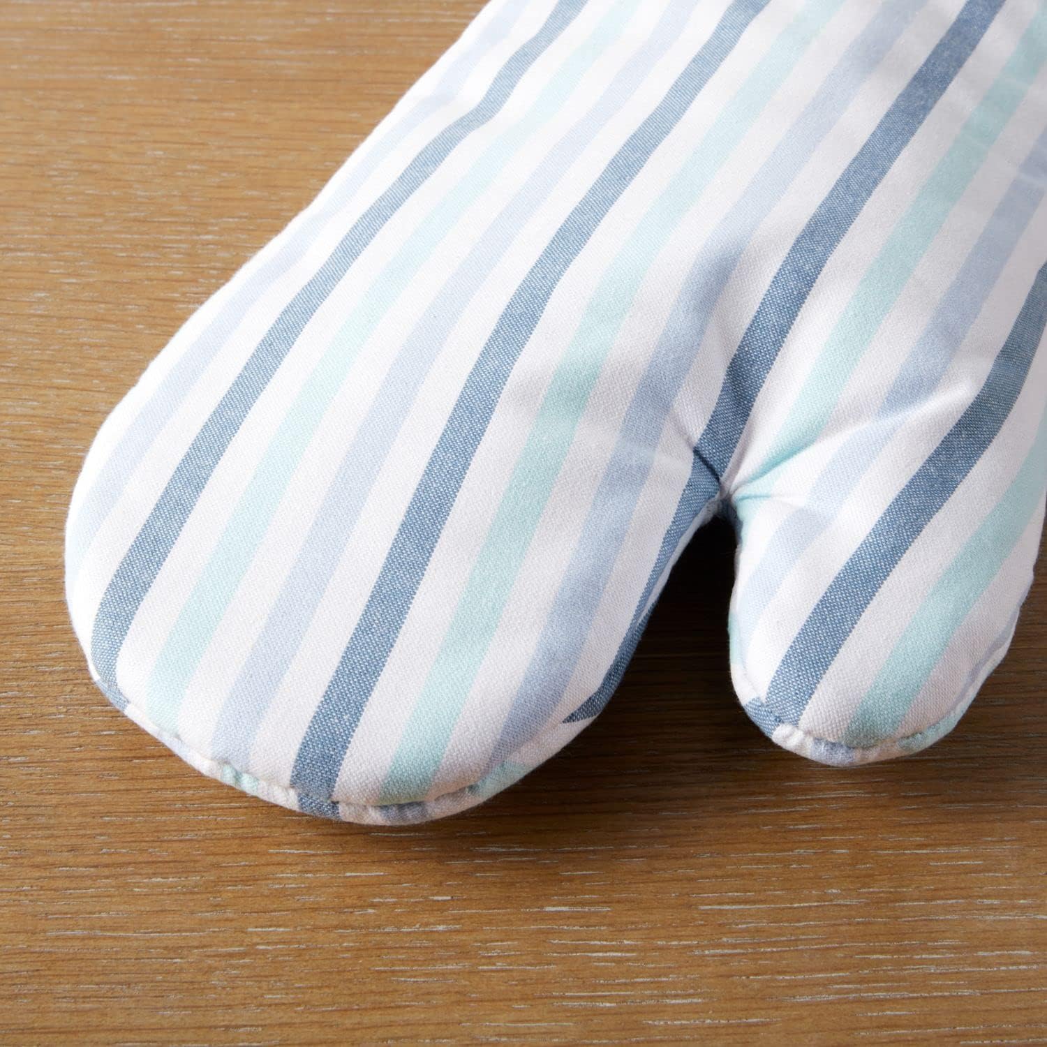 Martha Stewart Daisy Stripe Oven Mitt Set Heat-Resistant Comfortable