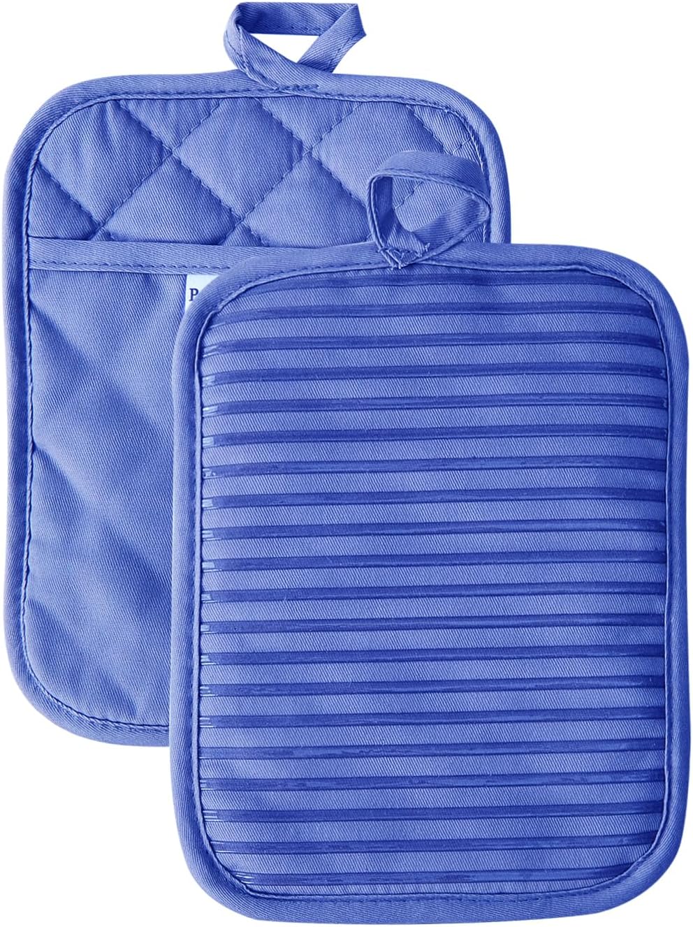 KLNYOO Heat Resistant Silicone Pot Holder Set for Kitchen Pots Pans