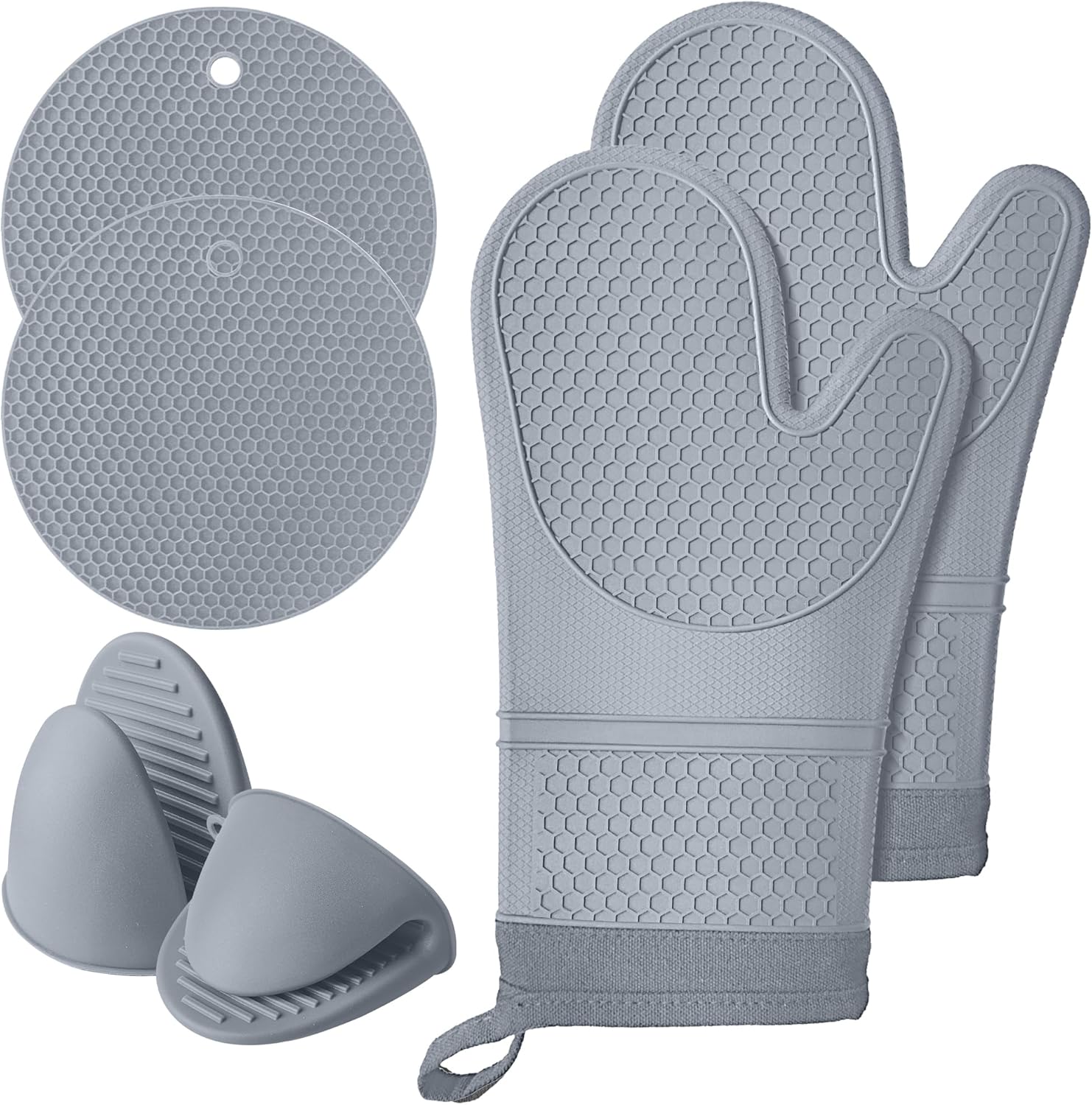 Oven mitts for cooking warmth