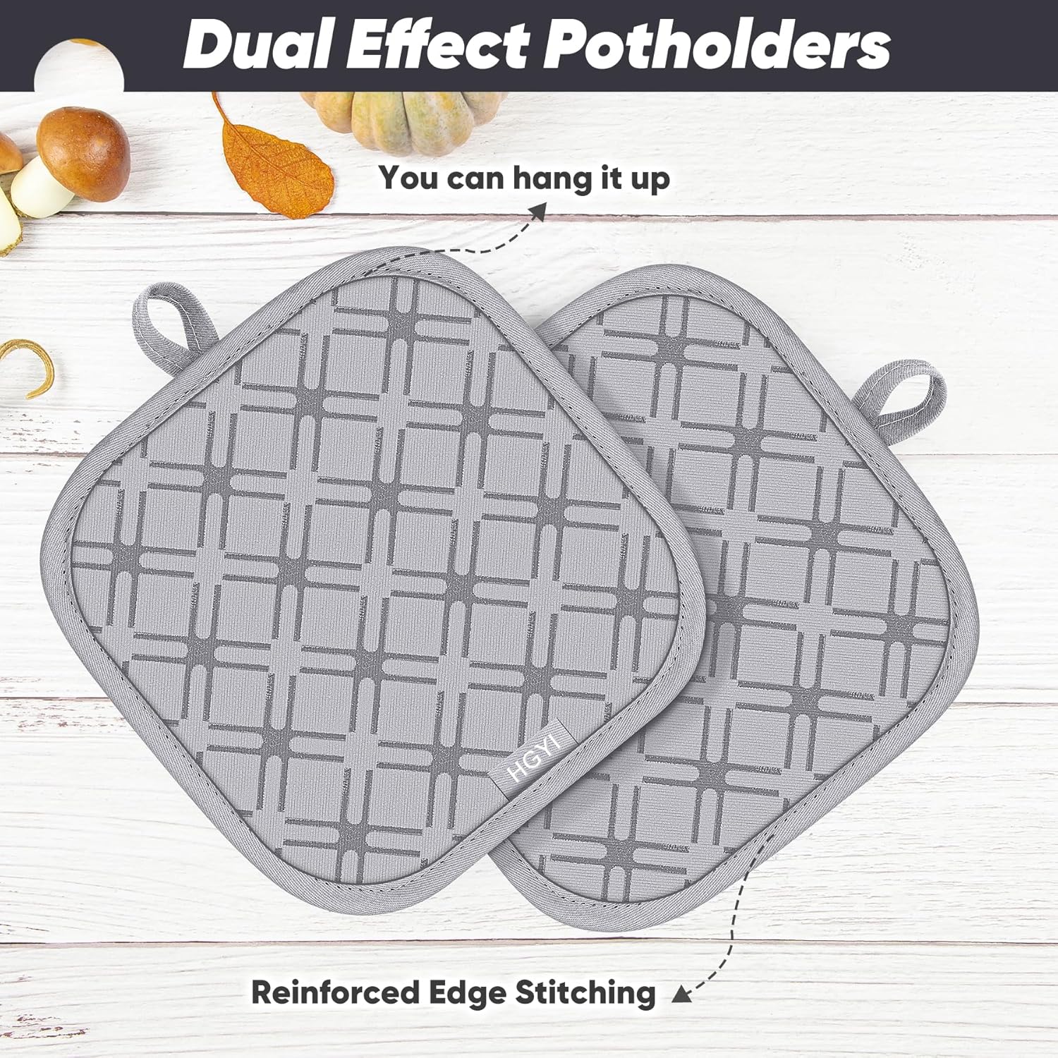 6-Piece Oven Mitts Set Heat-Resistant Premium Soft