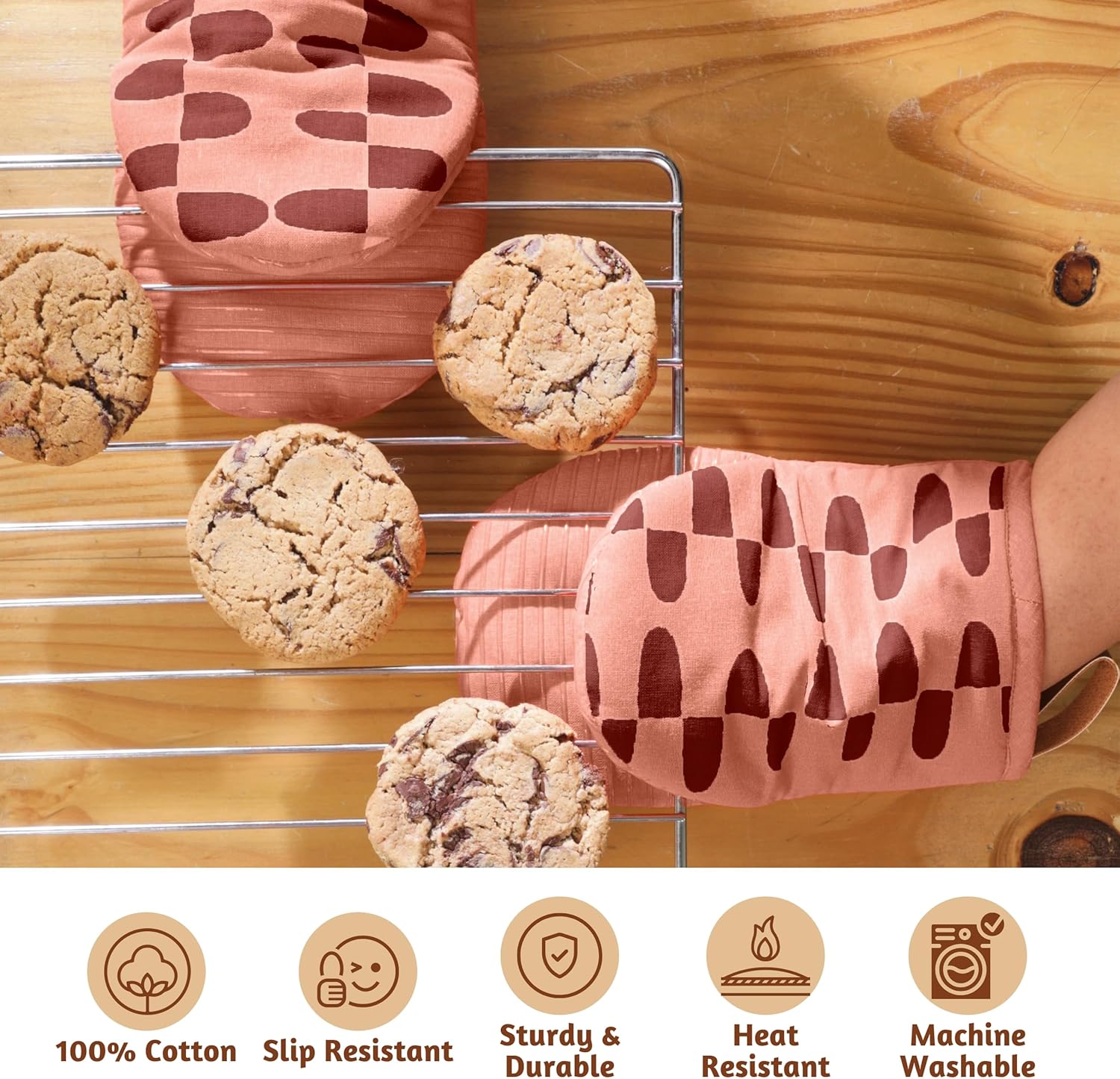 Folkulture Mini Oven Mitts Set of 2