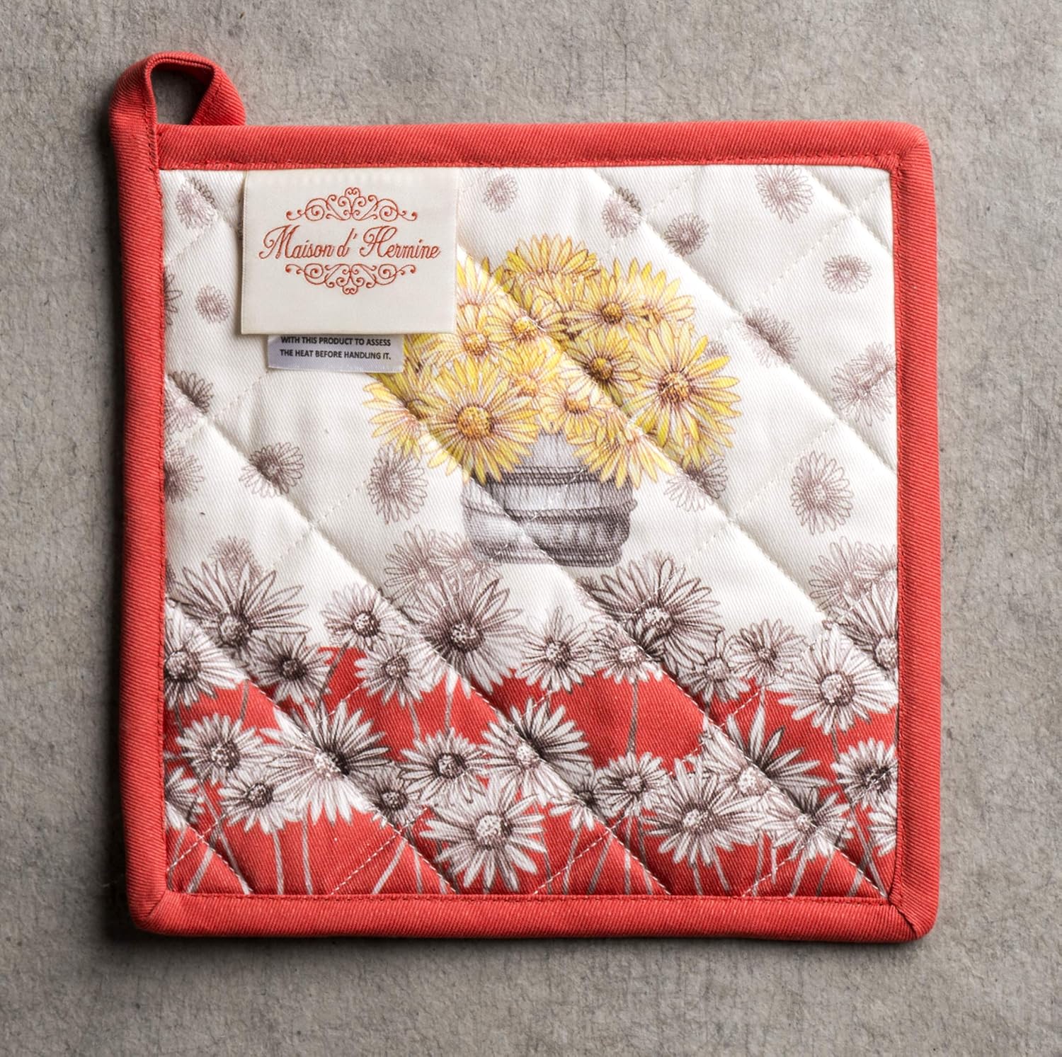 Maison d Hermine 8x8 Quilted Cotton Potholder