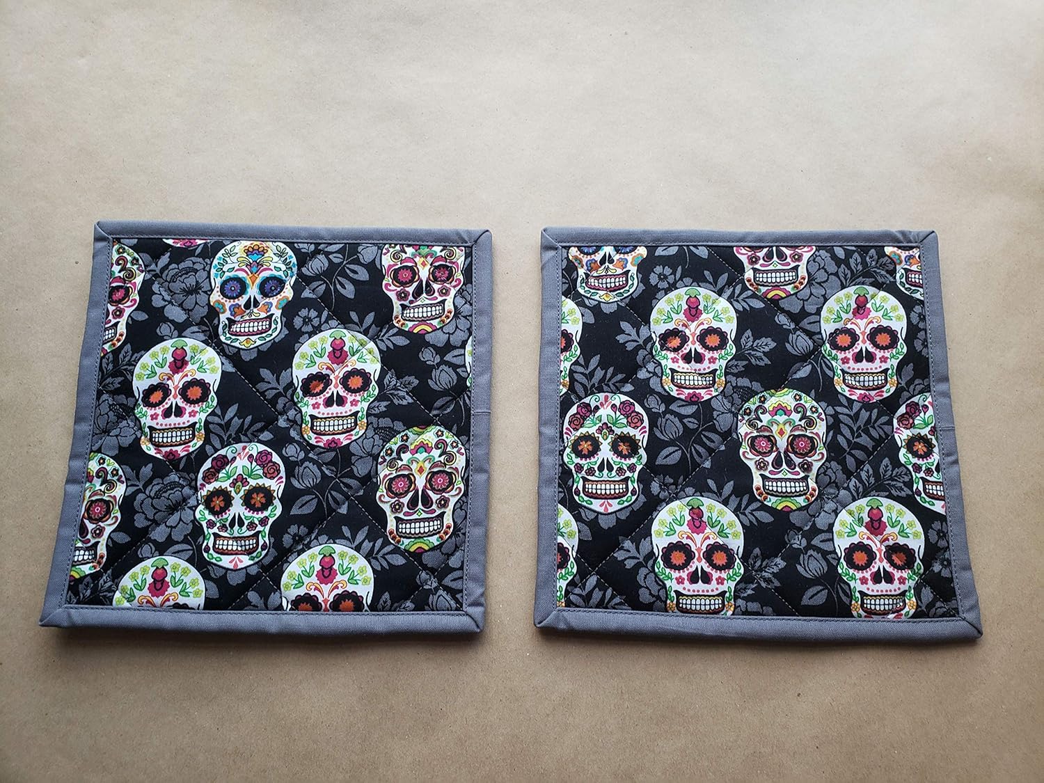 Da de Muertos Potholders Set