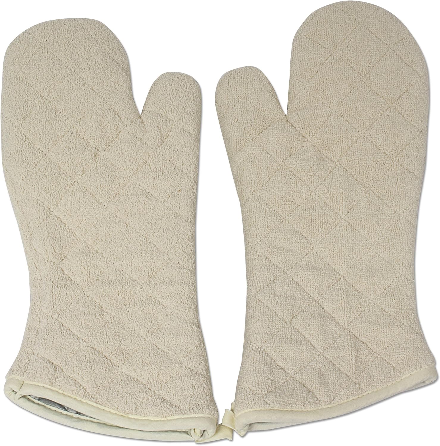 Nouvelle Legende Zero-Texture Terry Oven Mitts Set of 2