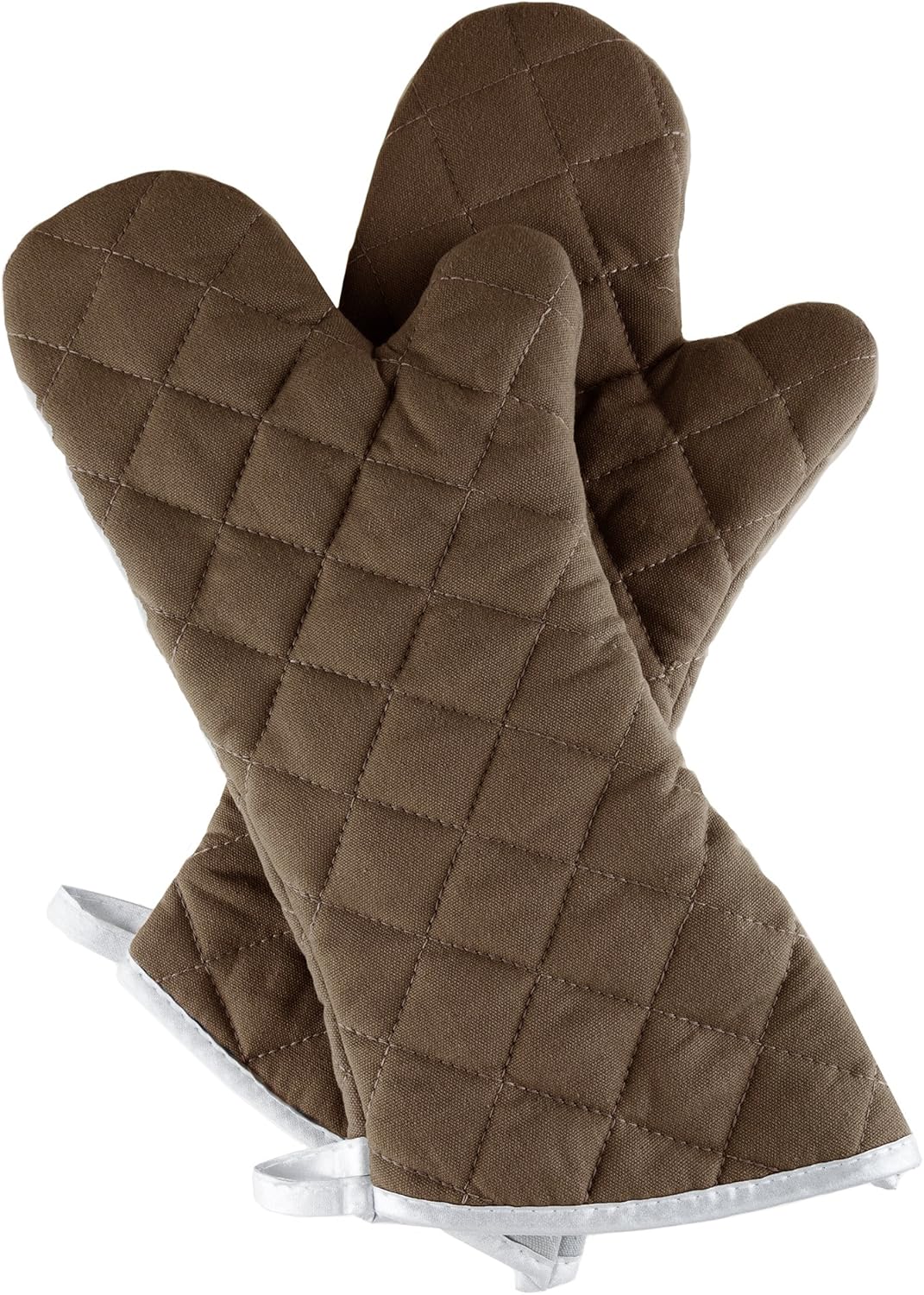 Oven Mitts Set of 2 - Oversized Flame Resistant by Lavish Home