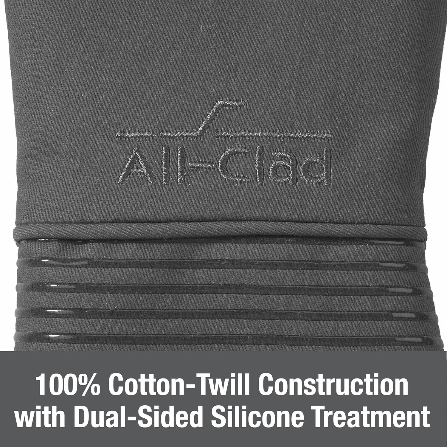 Sturdy Heat-Resistant Oven Mitt for 500F Soft Machine Washable