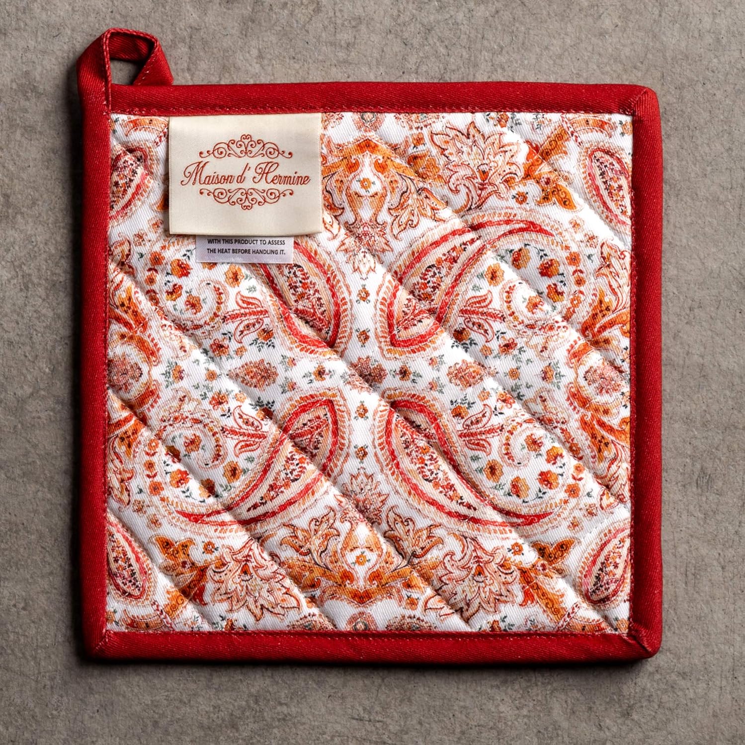 Maison d Hermine 8x8 Cotton Potholder Set of 2