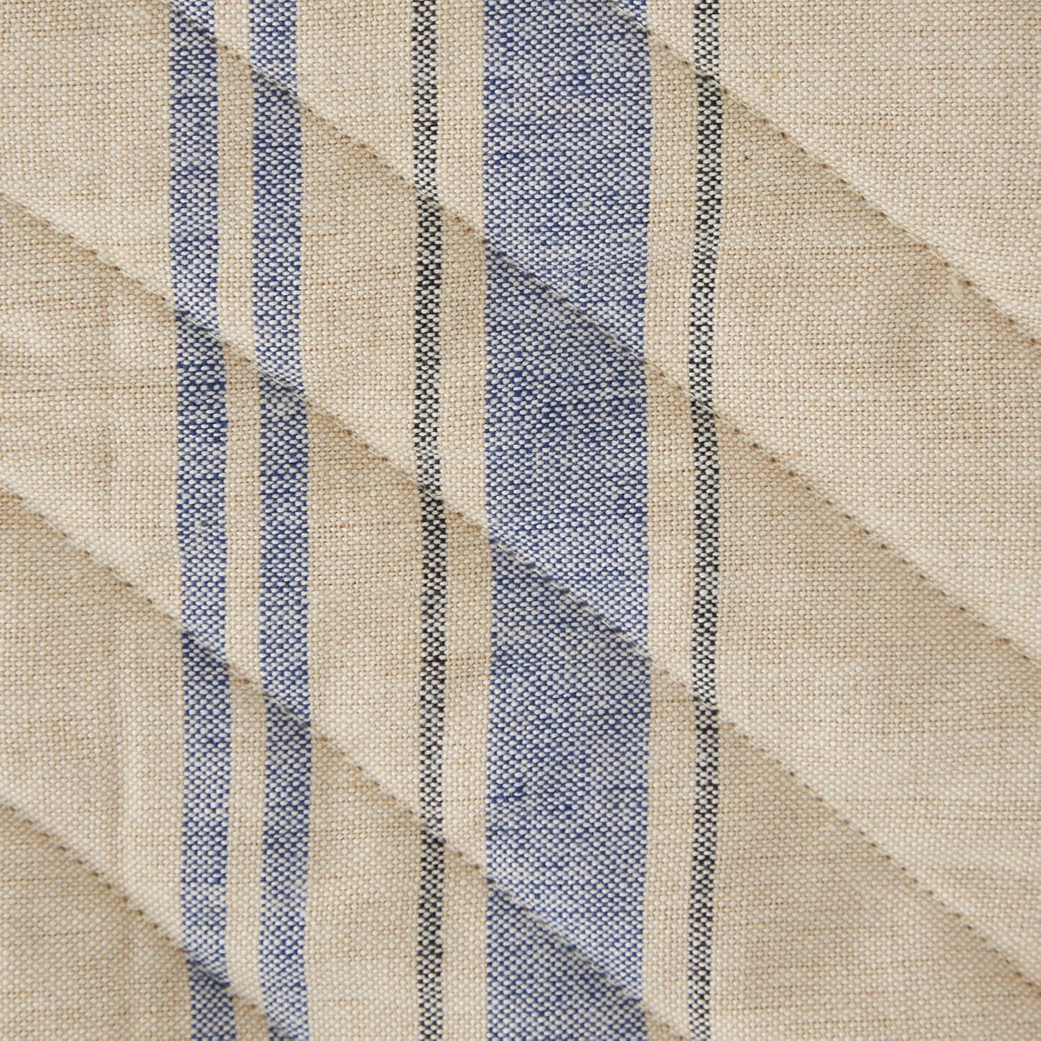 DII French Stripe Oven Mitts Nautical Blue 2 Count